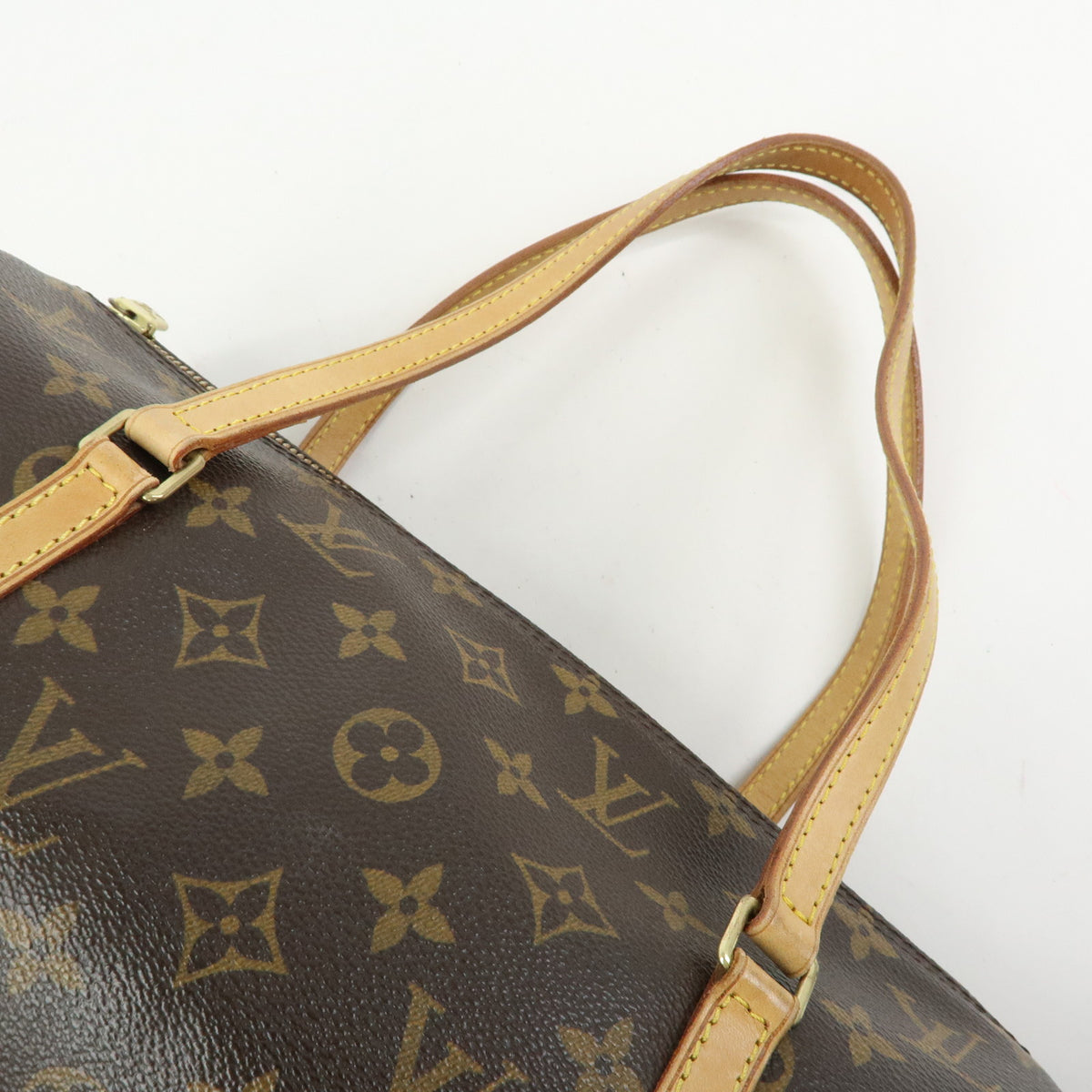 Louis Vuitton Monogram Papillon 30 Hand Bag Brown M51385
