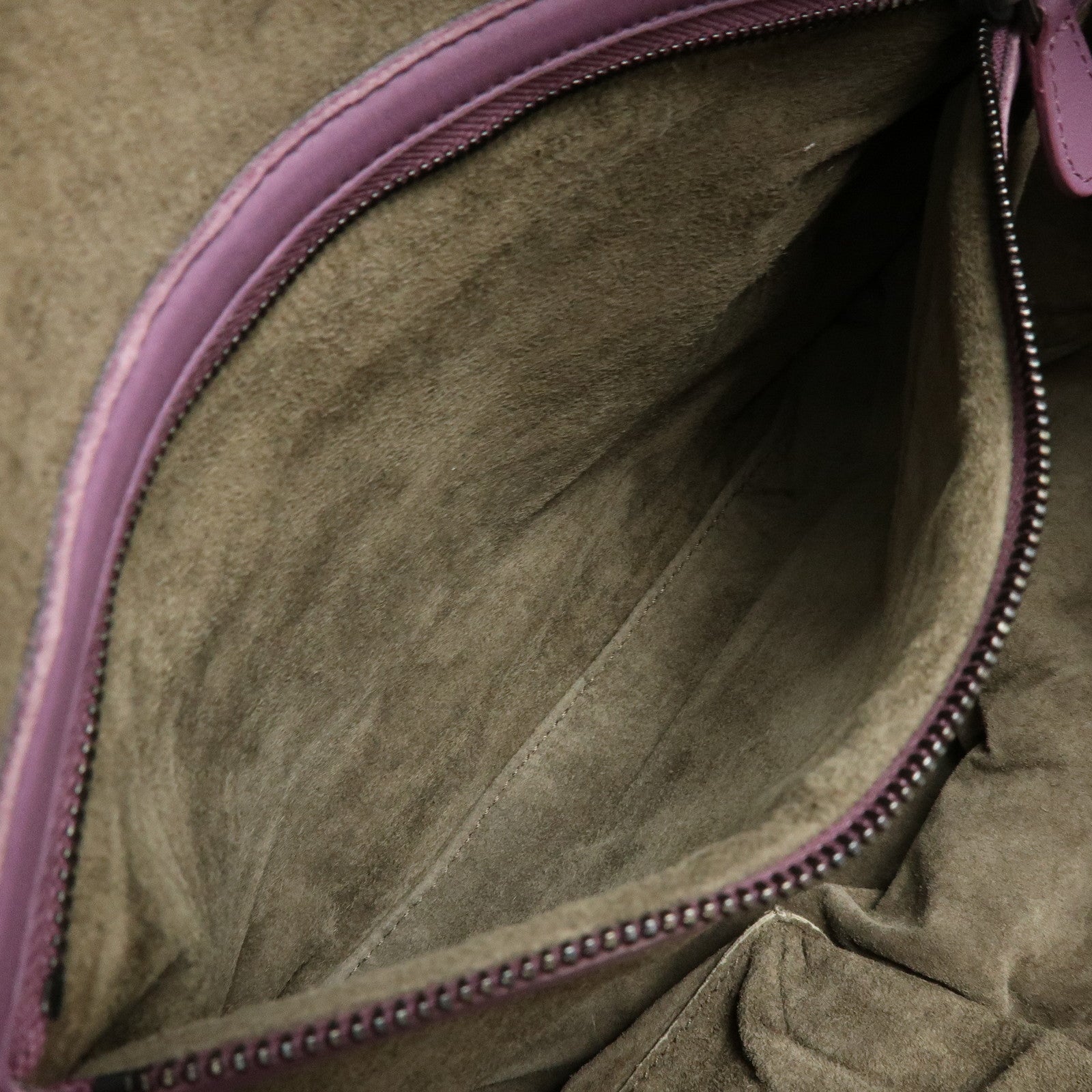 BOTTEGA VENETA Intrecciato Leather Shoulder Bag Hand Bag Purple