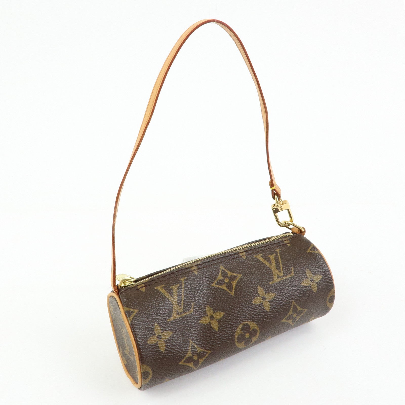 Louis Vuitton Monogram Mini Pouch for Papillon Bag Brown