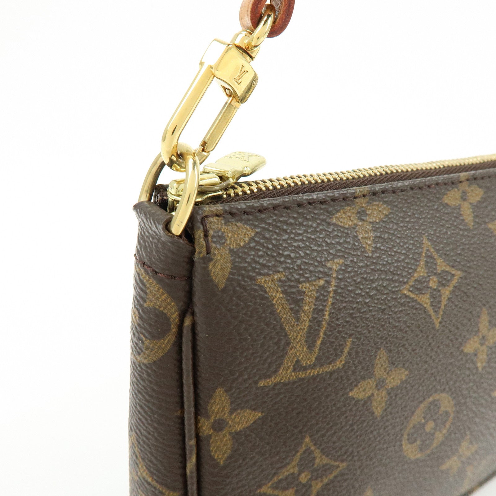 Louis Vuitton Monogram Pochette Accessoires Pouch Hand Bag M51980