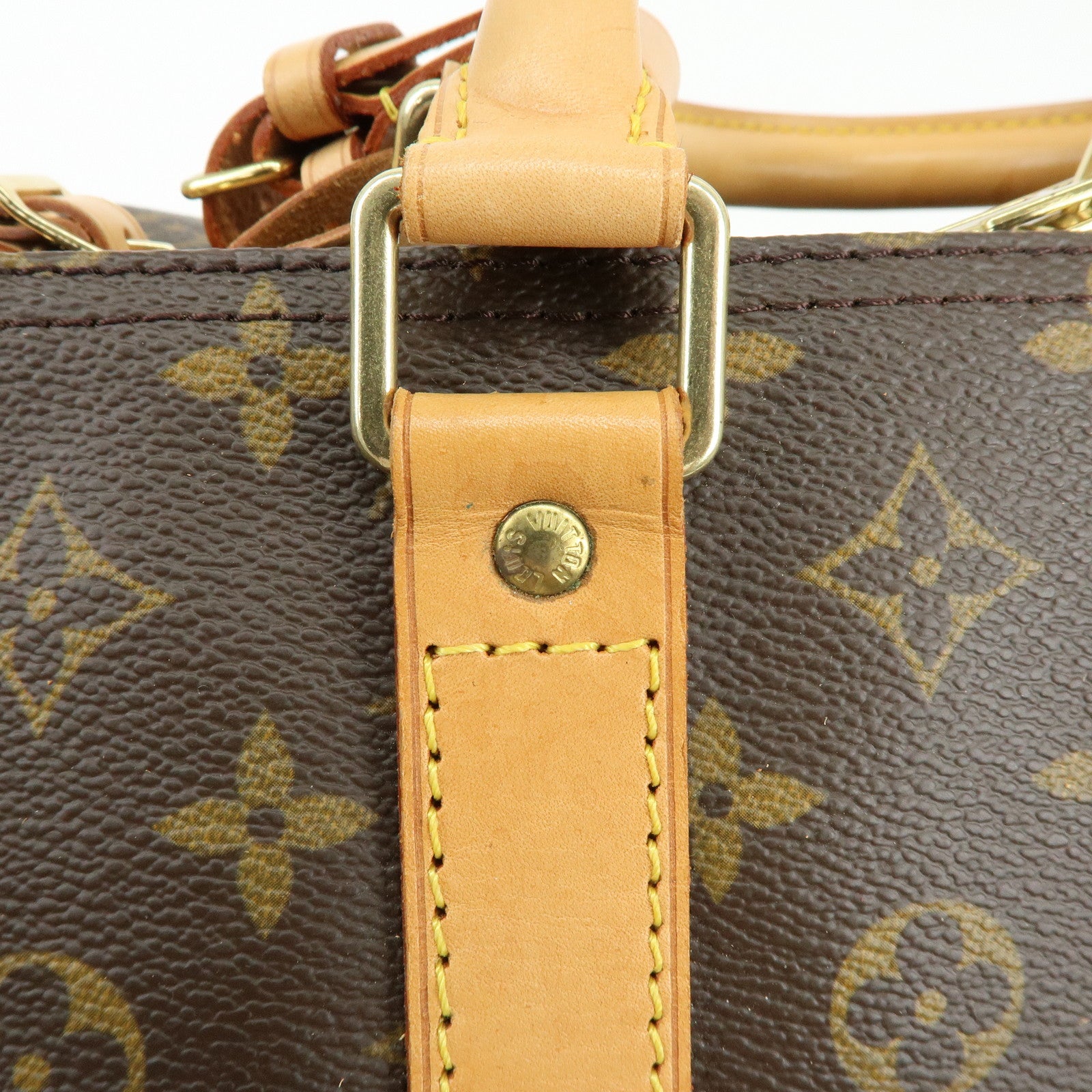 Louis Vuitton Monogram Keep All 60 Boston Bag Brown M41422