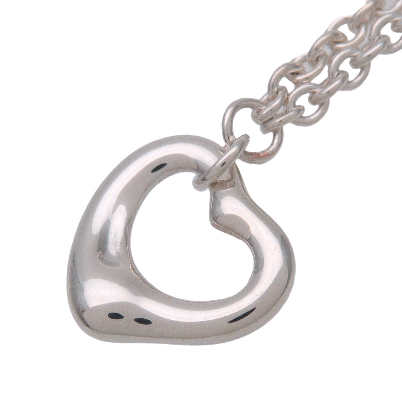 Tiffany & Co Open Heart Bracelet SV925 Silver