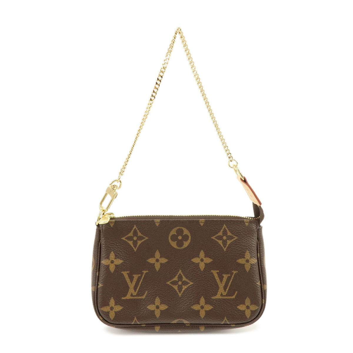 Louis Vuitton Monogram Mini Pochette Accessoires Hand Bag Bown M58009