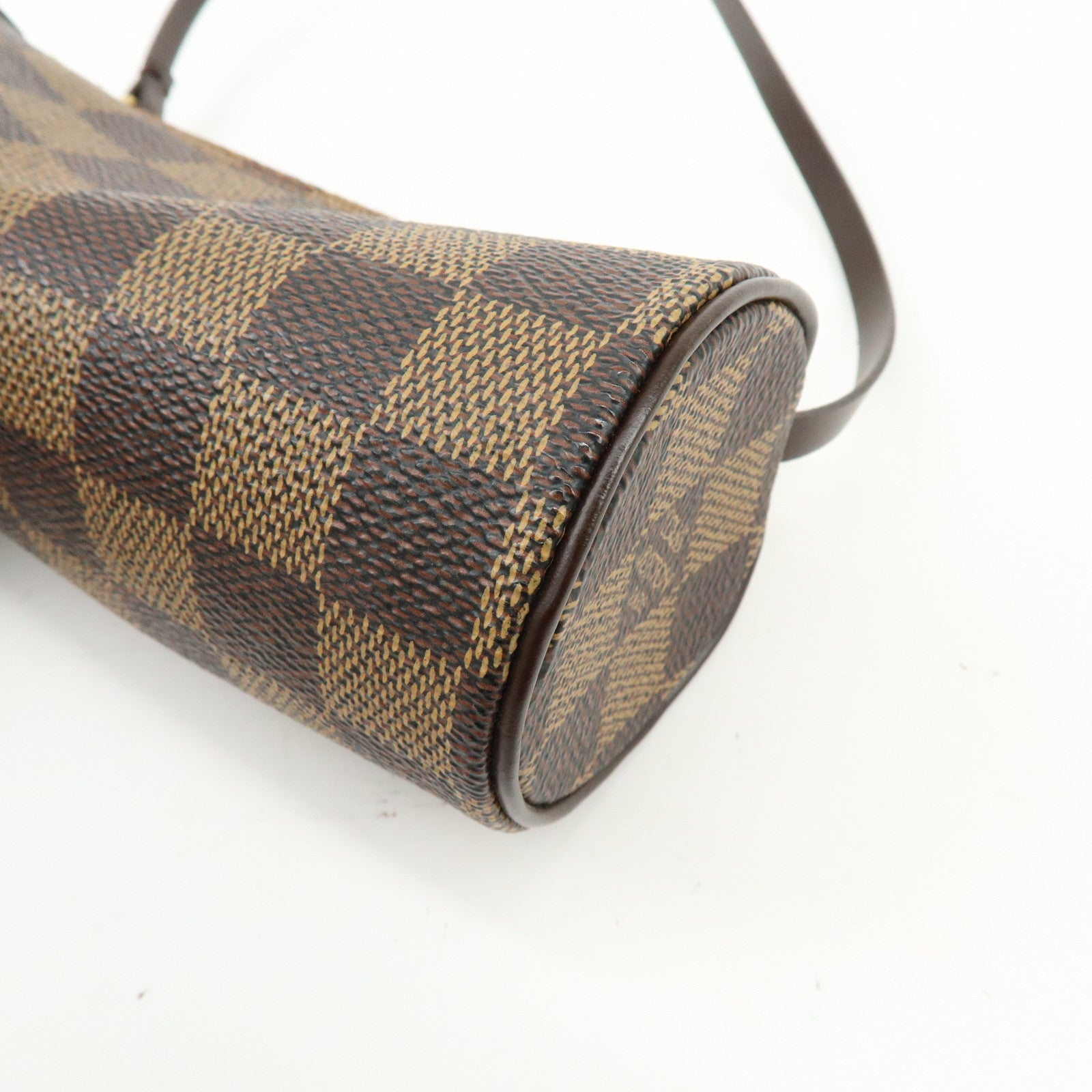 Louis Vuitton Damier Mini Pouch for Papillon Bag Brown Damier Ebene
