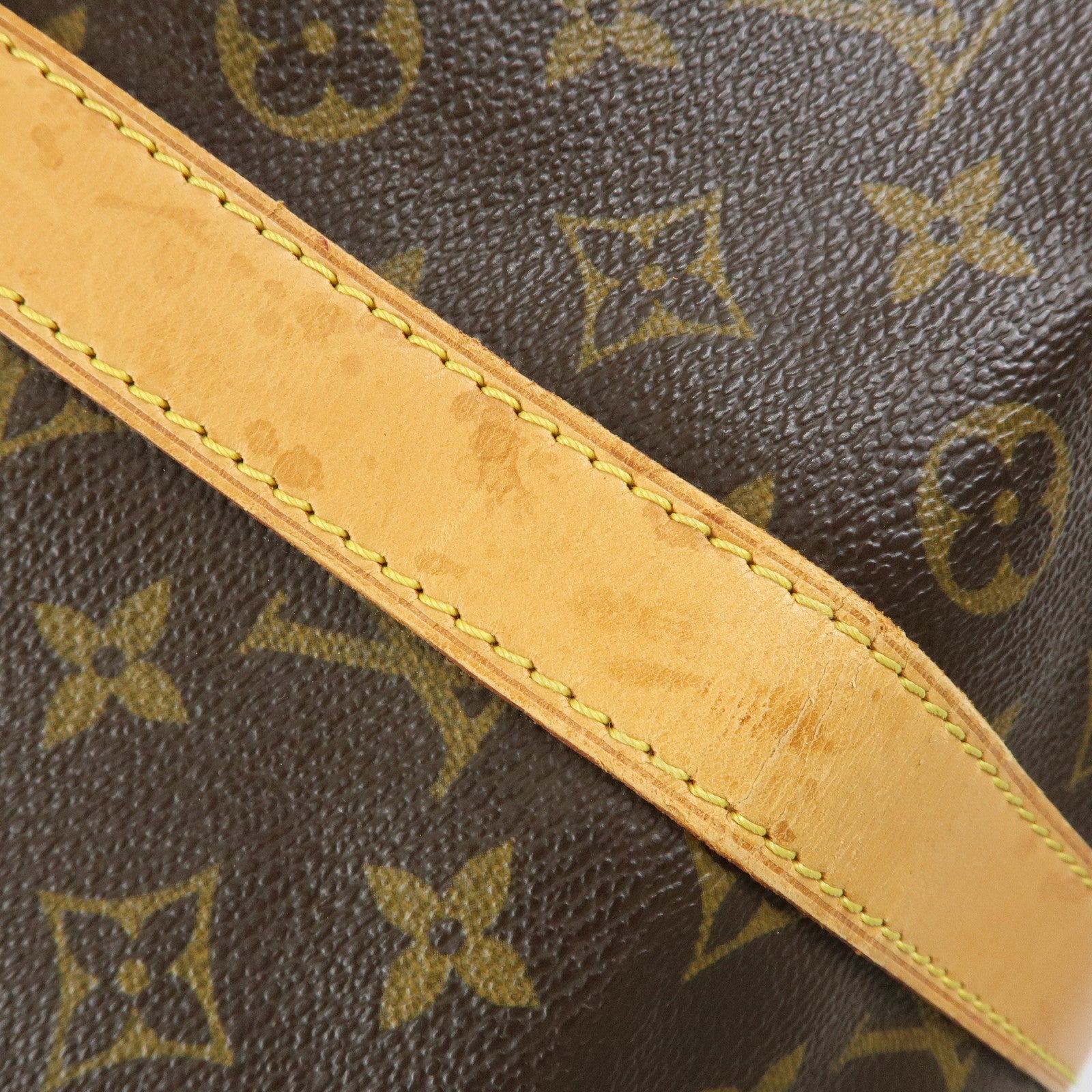 Louis Vuitton Keep All Bandouliere 55 Boston Bag Hand Bag Brown M41414