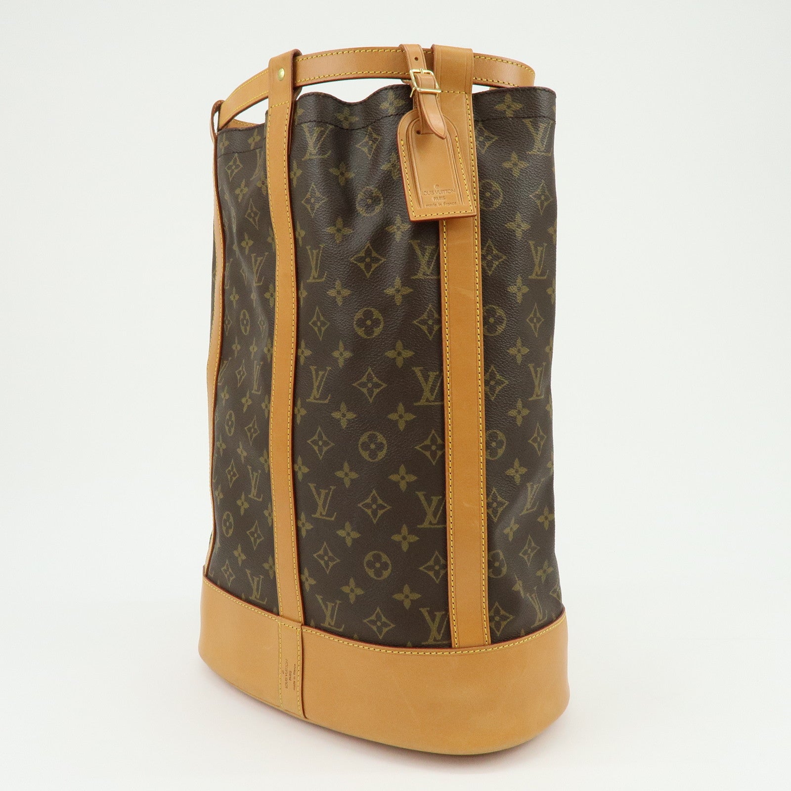 Louis Vuitton Monogram Randonnee GM Shoulder Bag Brown M42244