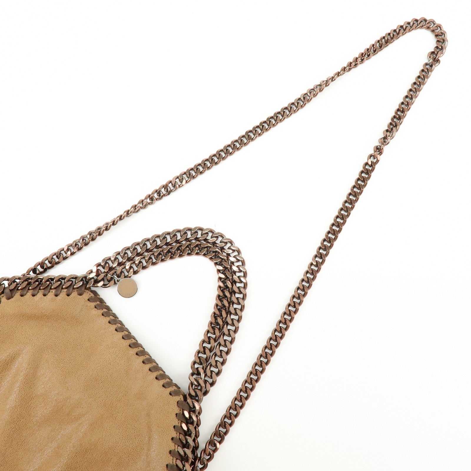 STELLA MCCARTNEY Falabella Faux Leather 2Way Bag Brown 371223