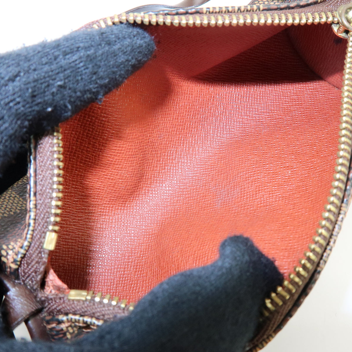 Louis Vuitton Damier Mini Pouch for Papillon Bag Ebene
