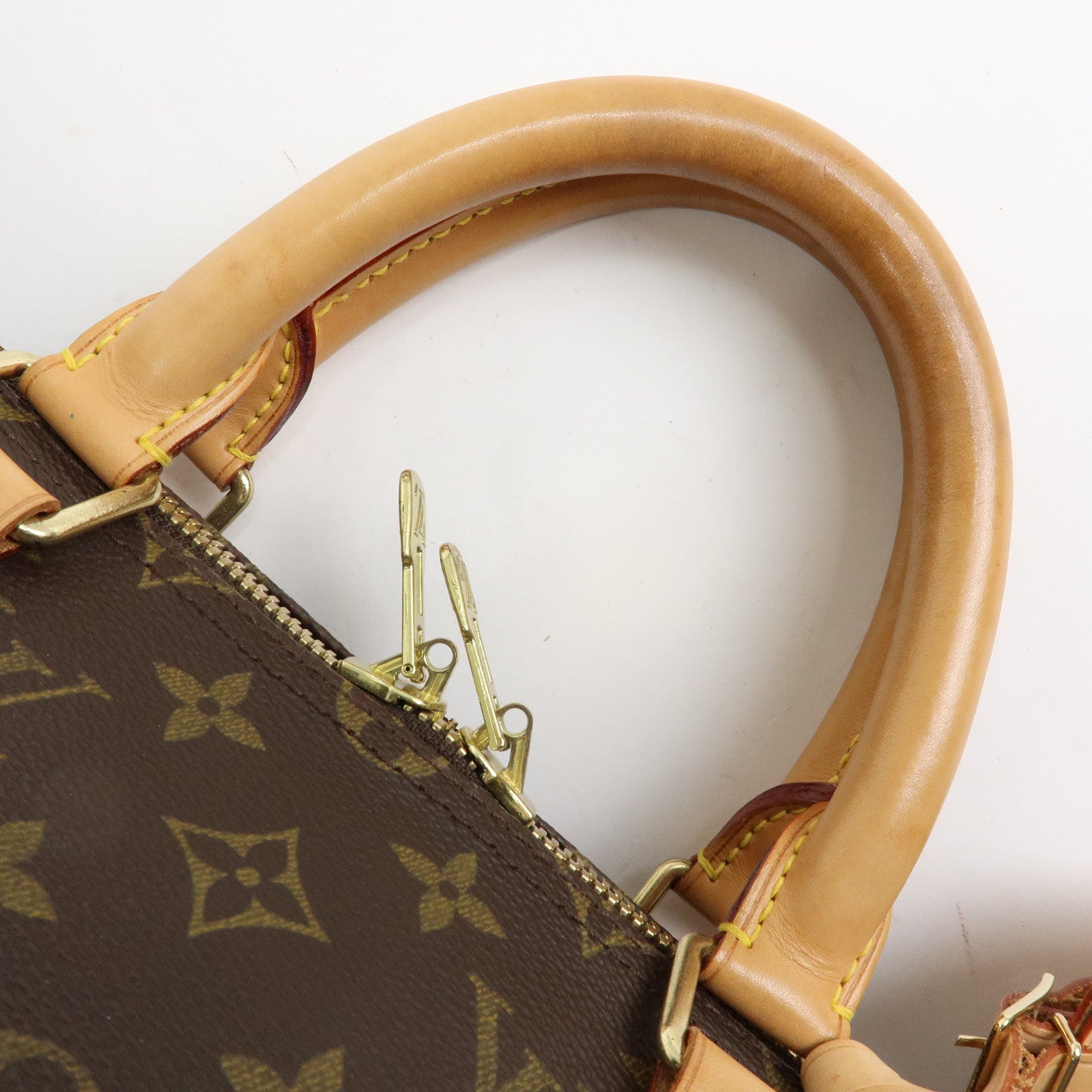 Louis Vuitton Monogram Keep All 50 Boston Bag Brown M41426