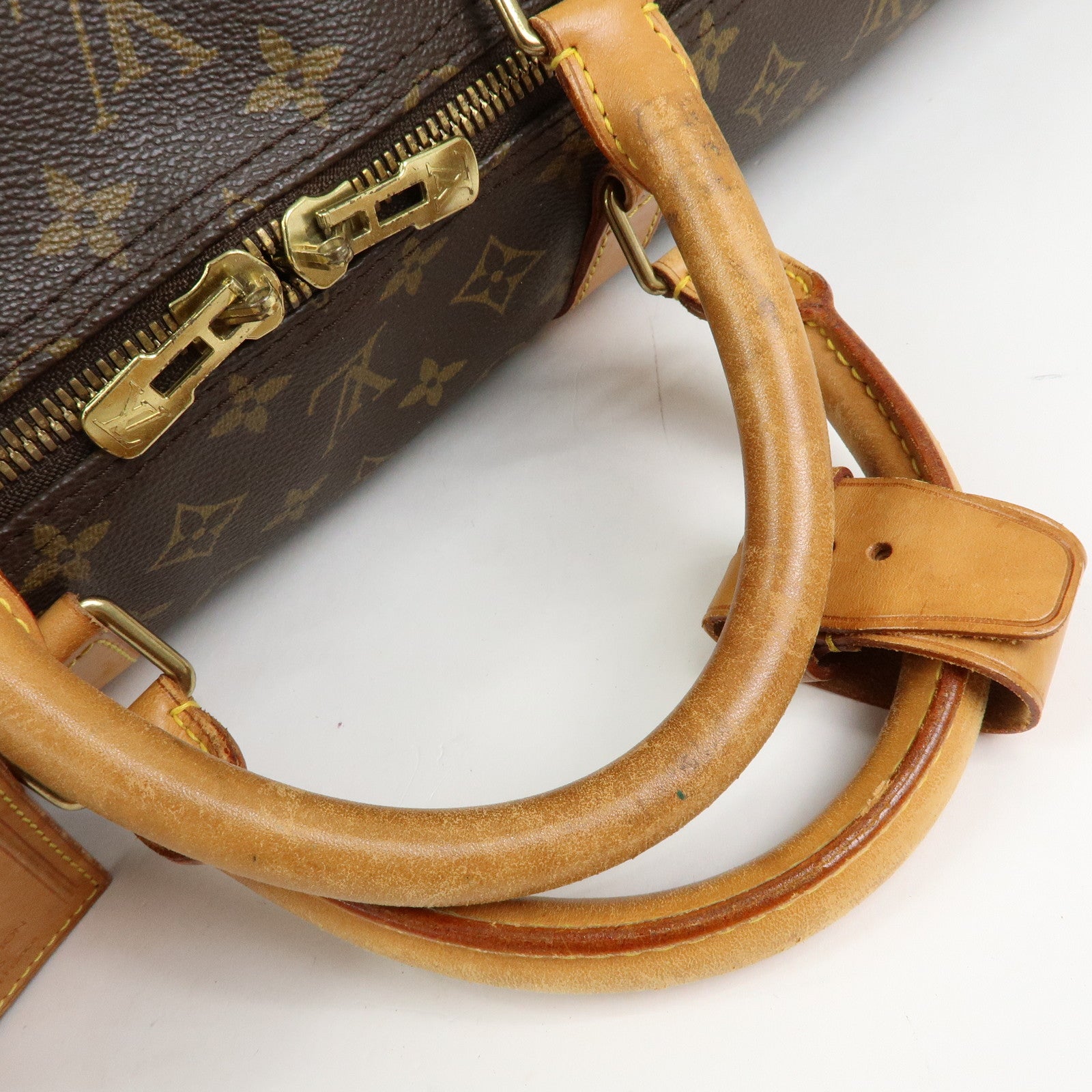 Louis Vuitton Monogram Keep All Bandouliere 60 Boston Bag Brown M41412
