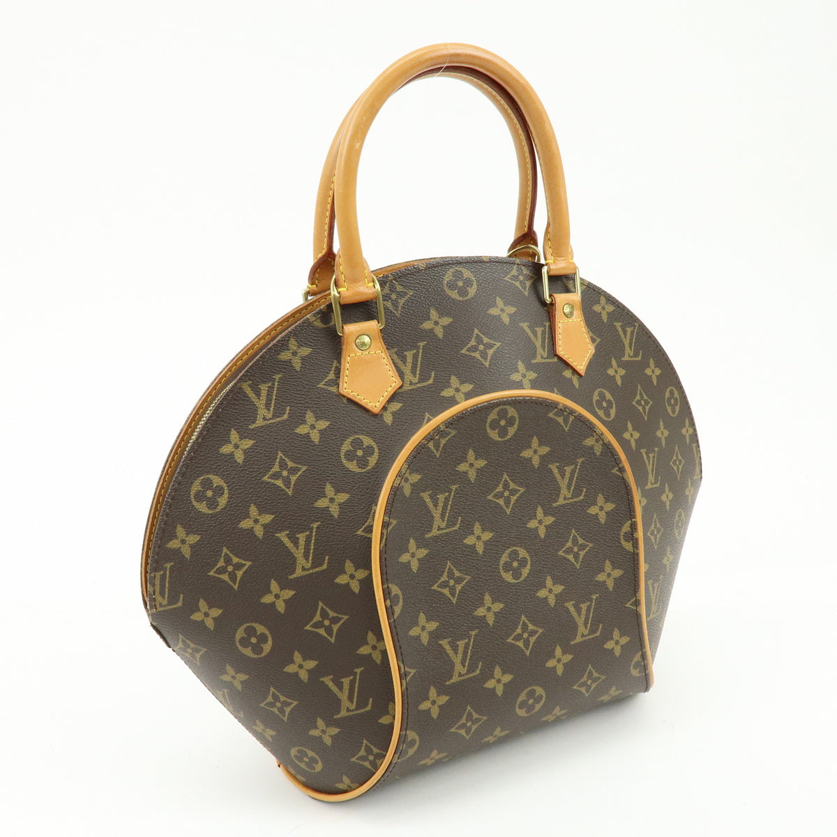 Louis Vuitton Monogram Ellipse MM Hand Bag Brown M51126