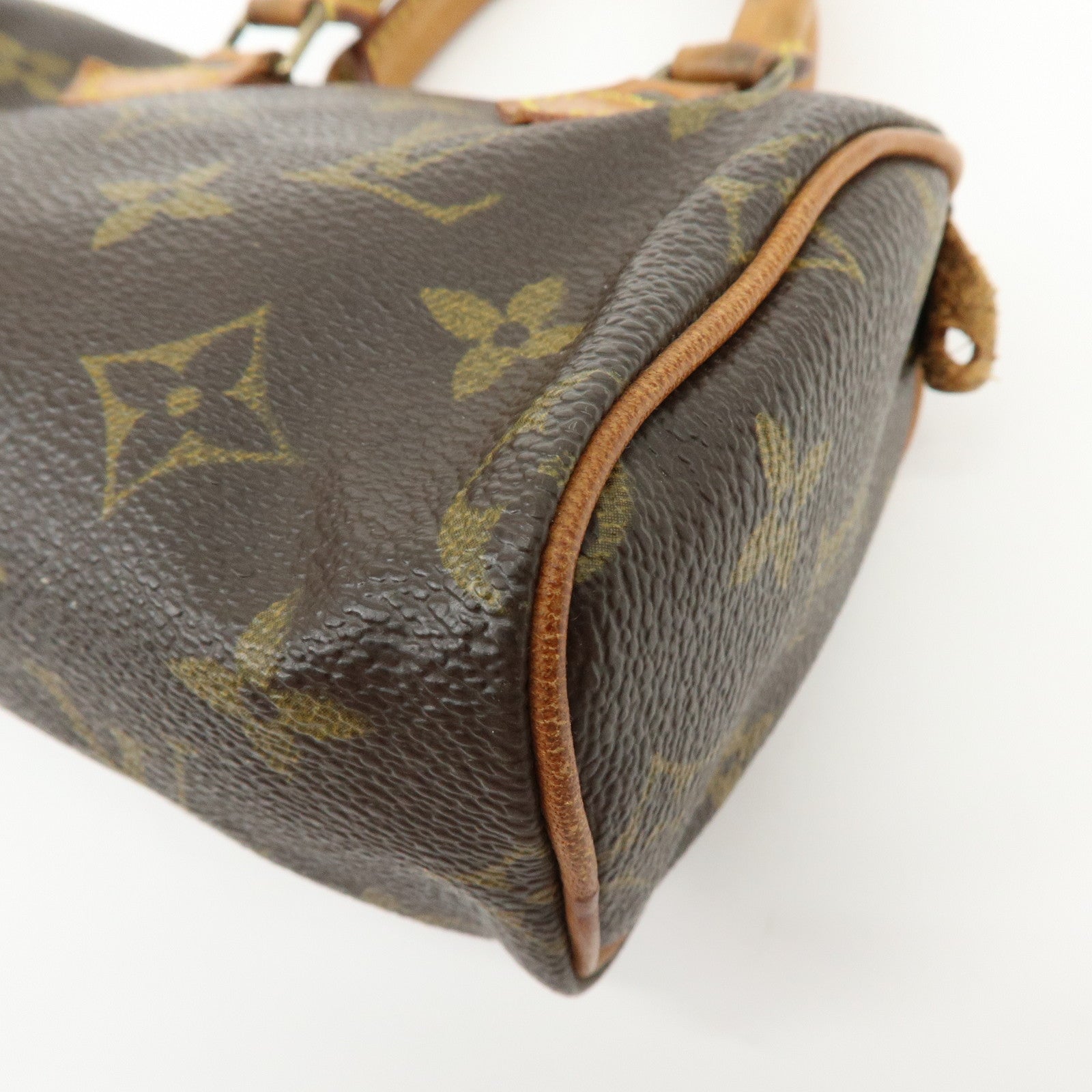 Louis Vuitton Monogram Mini Speedy Hand Bag Brown M41534 J75011 Lot