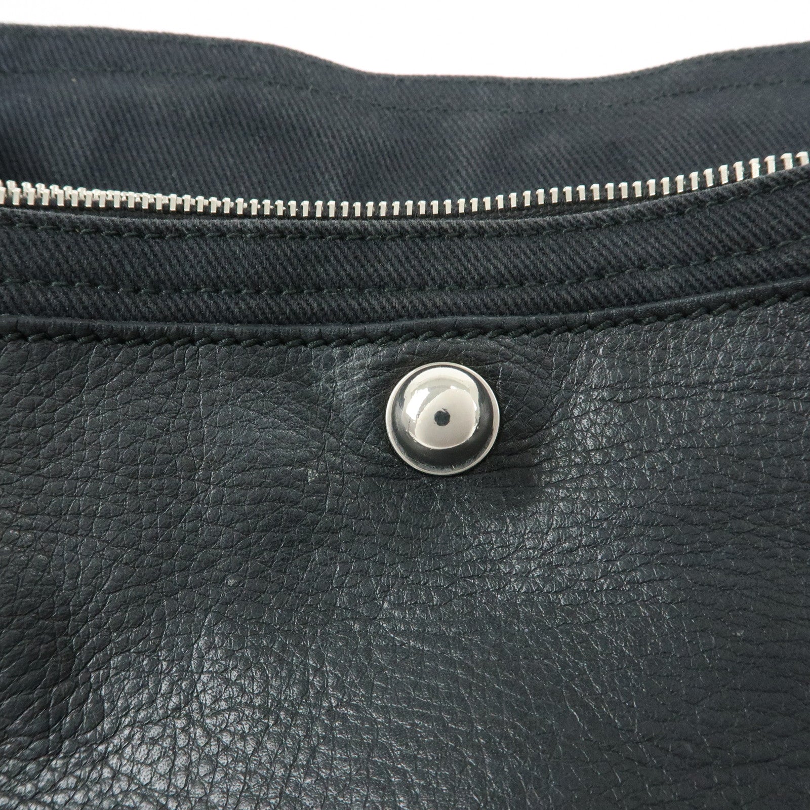 SAINT LAURENT PARIS Muse Two Leather 2Way Hand Bag Black