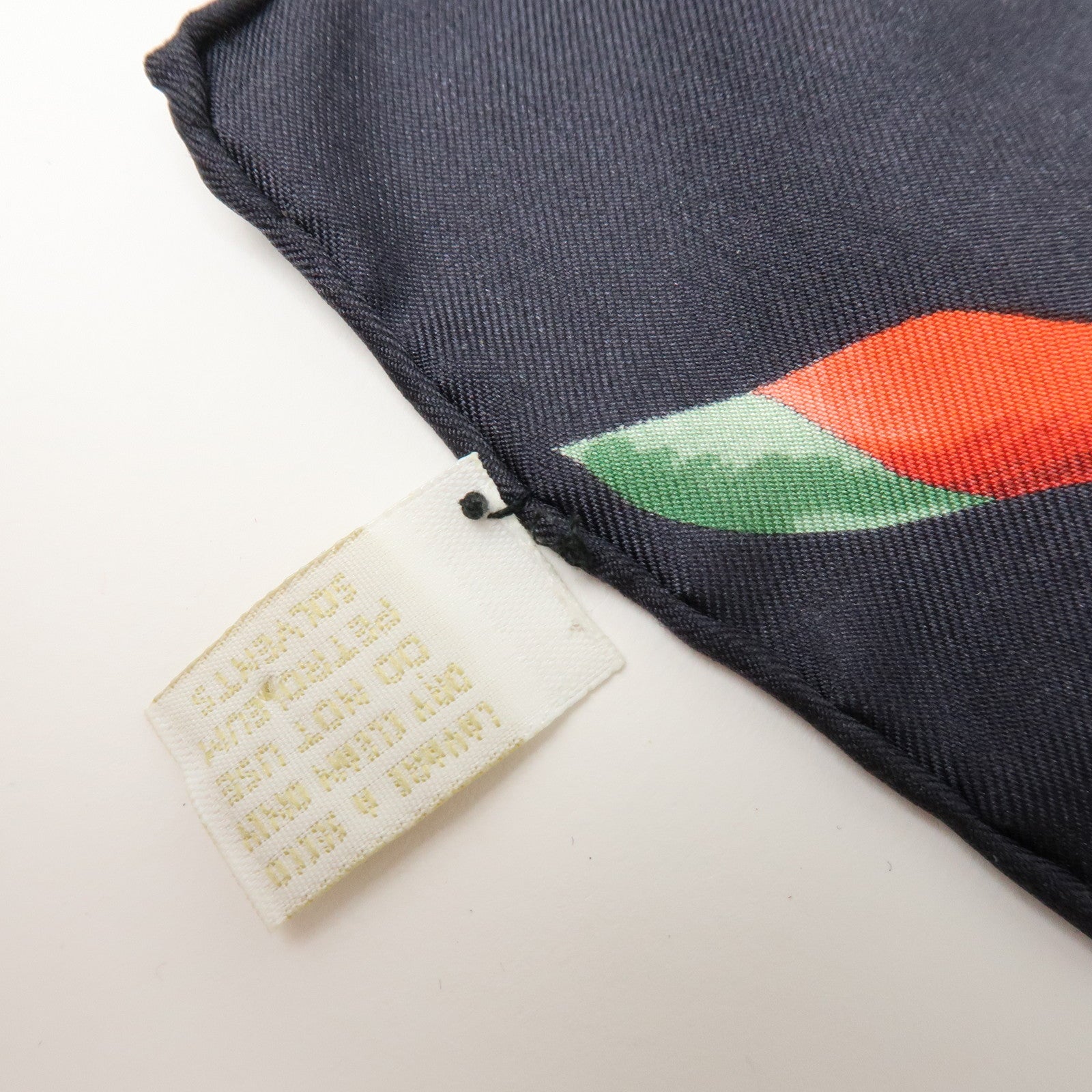 GUCCI Lot of 2 Silk 100% Scarf Black Red Yellow Pink Brown