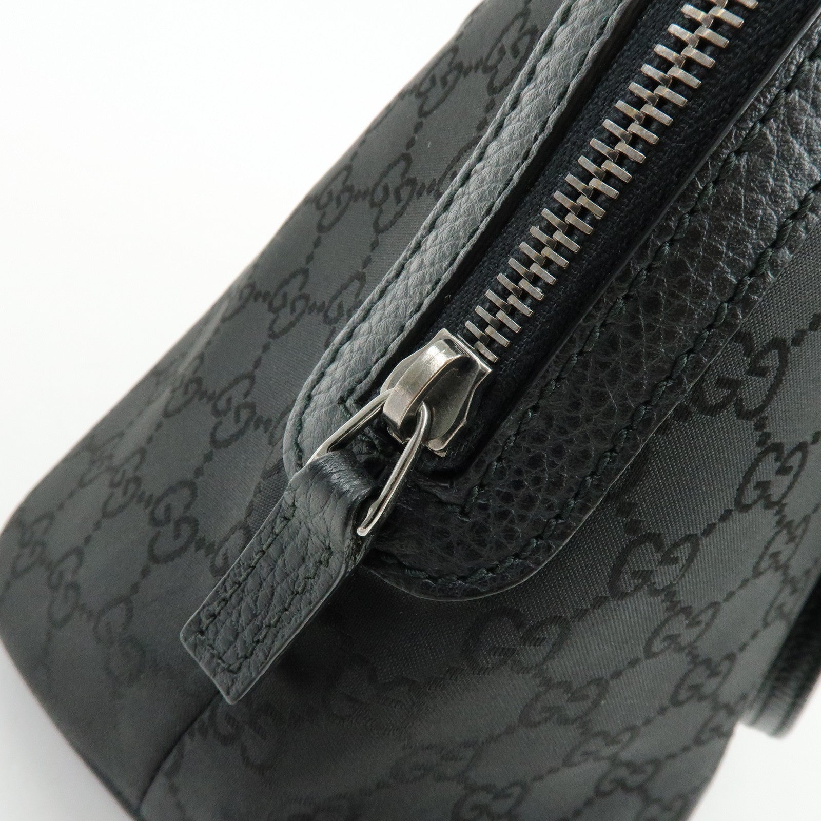 GUCCI Interlocking G GG Nylon 2Way Bag Hand Bag Shoulder Bag 420023