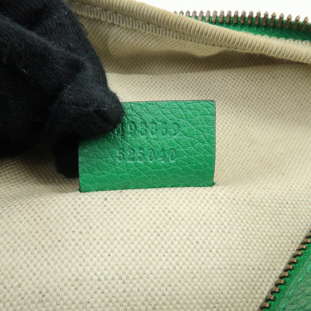 GUCCI Sherry Vintage Logo Leather Waist Bag Body Bag Green Red 493869