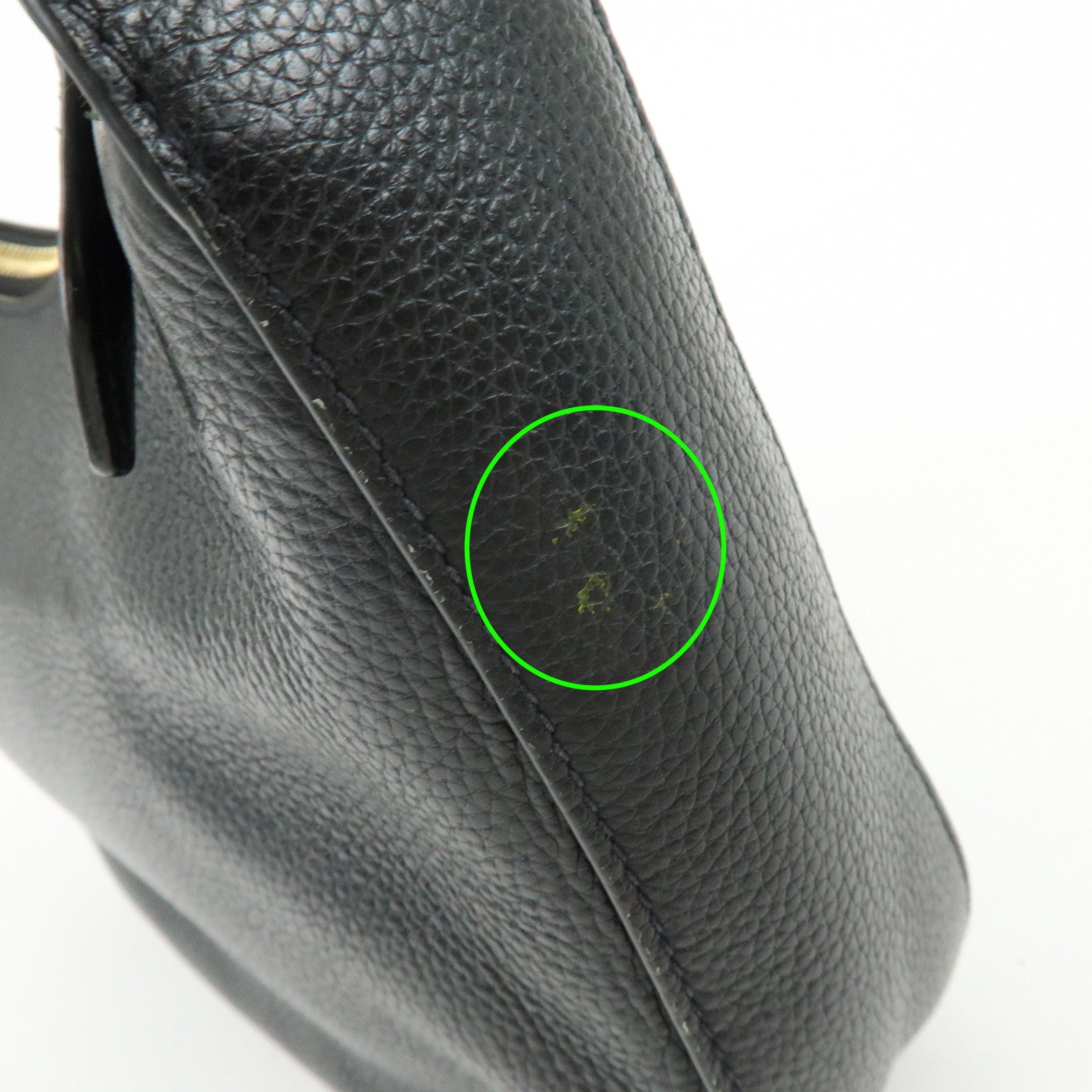 PRADA Vitello Phenix Leather Shoulder Bag Crossbody Bag  Black 1BC180