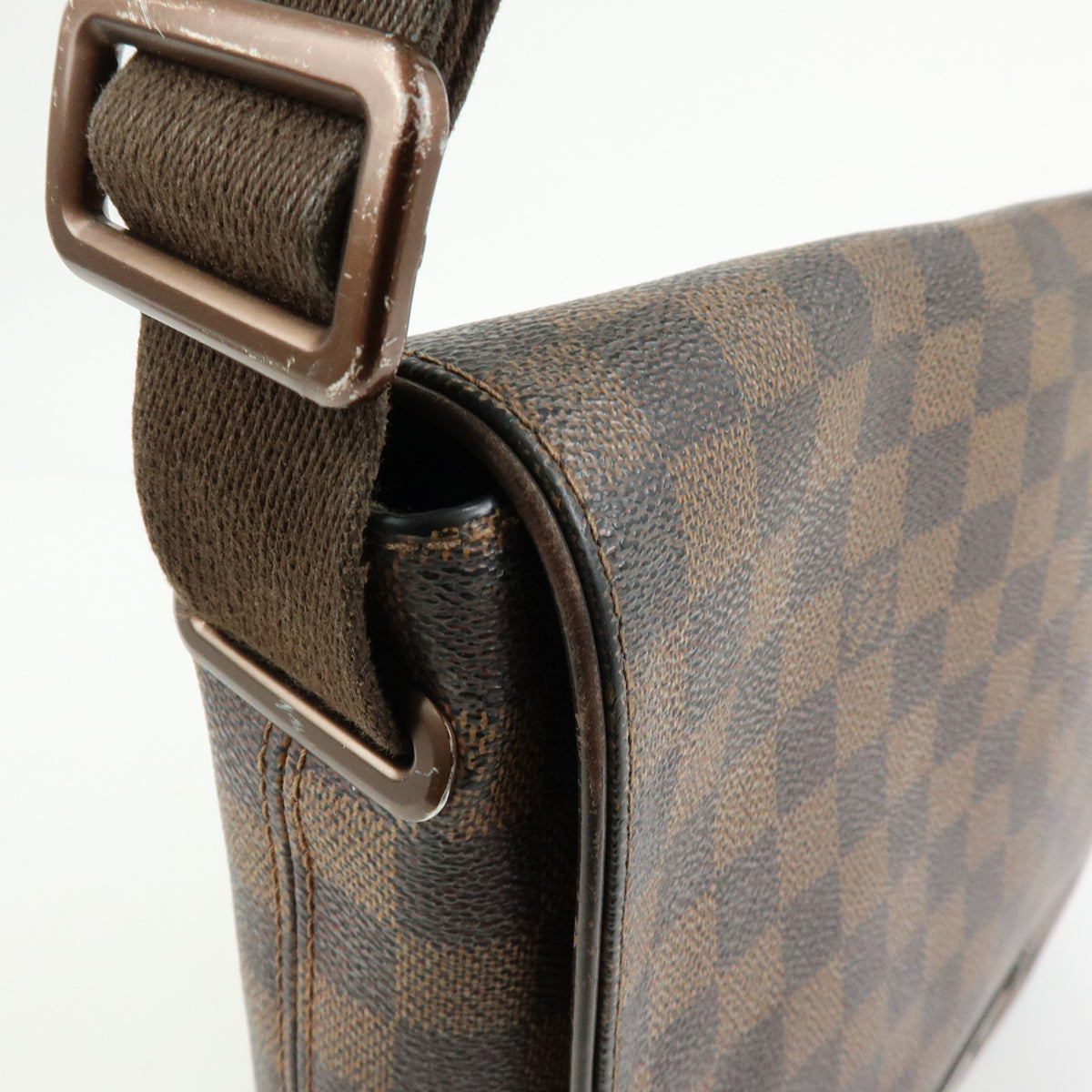Louis Vuitton Damier Ebene Brooklyn Messenger Bag Brown N51211