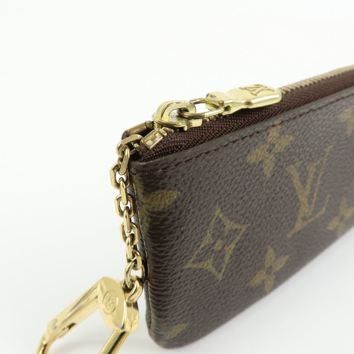 Louis Vuitton Monogram Pochette Cles Coin Case Key Case M62650