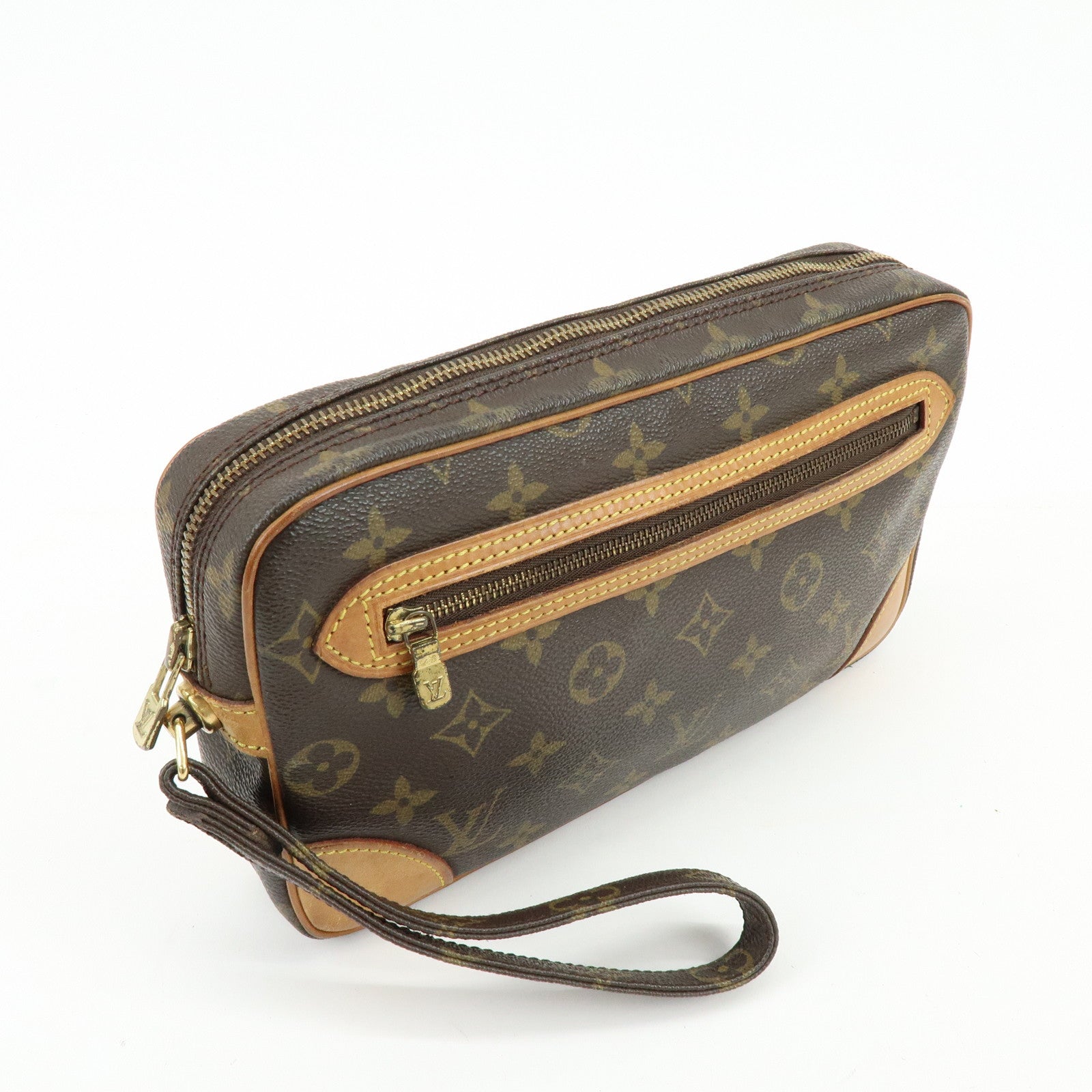 Louis Vuitton Monogram Marly Dragonne GM Clutch Bag Wrist Bag M51825