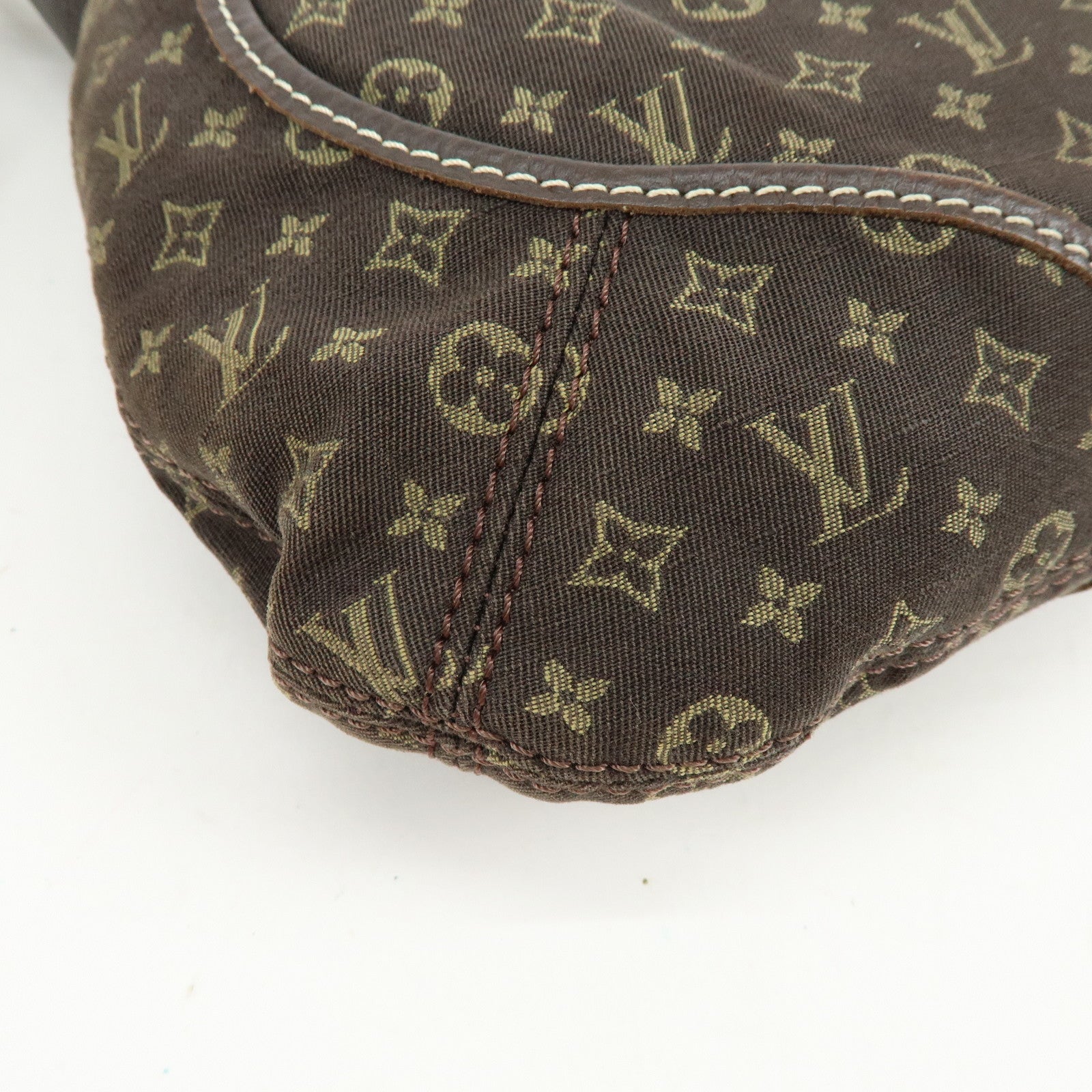 Louis Vuitton Monogram Mini Lin Manon PM Shoulder Hand Bag Ebene M95621