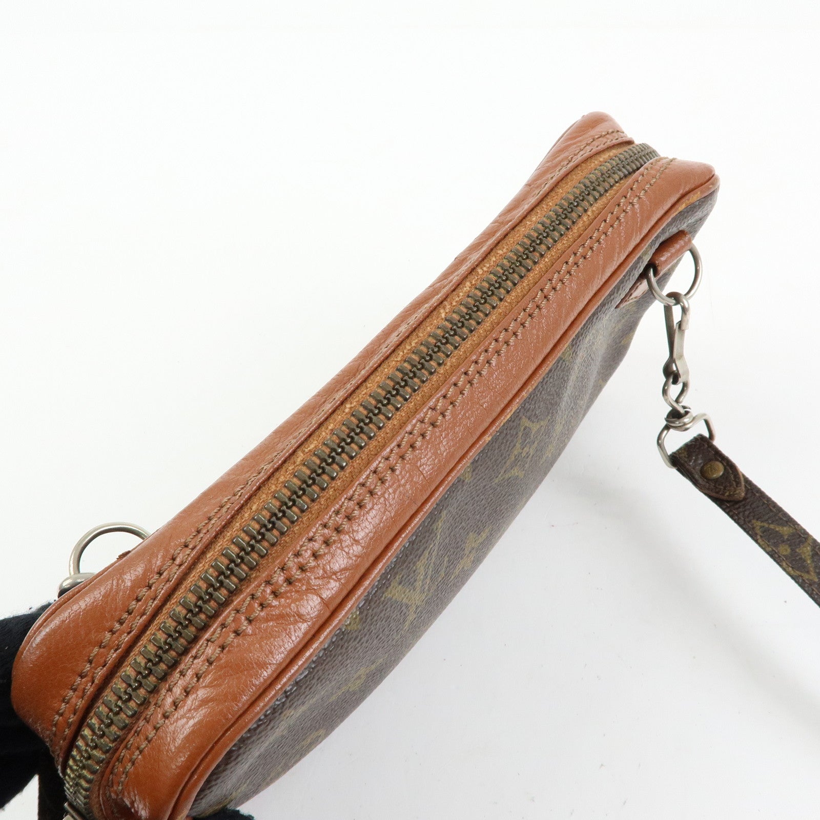 Louis Vuitton Monogram Pochette Marly Bandouliere Bag Brown M51828