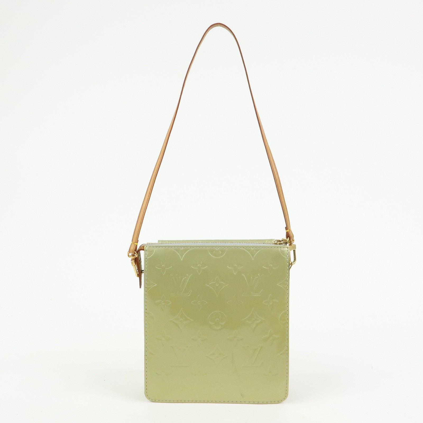 Louis Vuitton Monogram Vernis Leather Mott Shoulder Bag Gris M91030