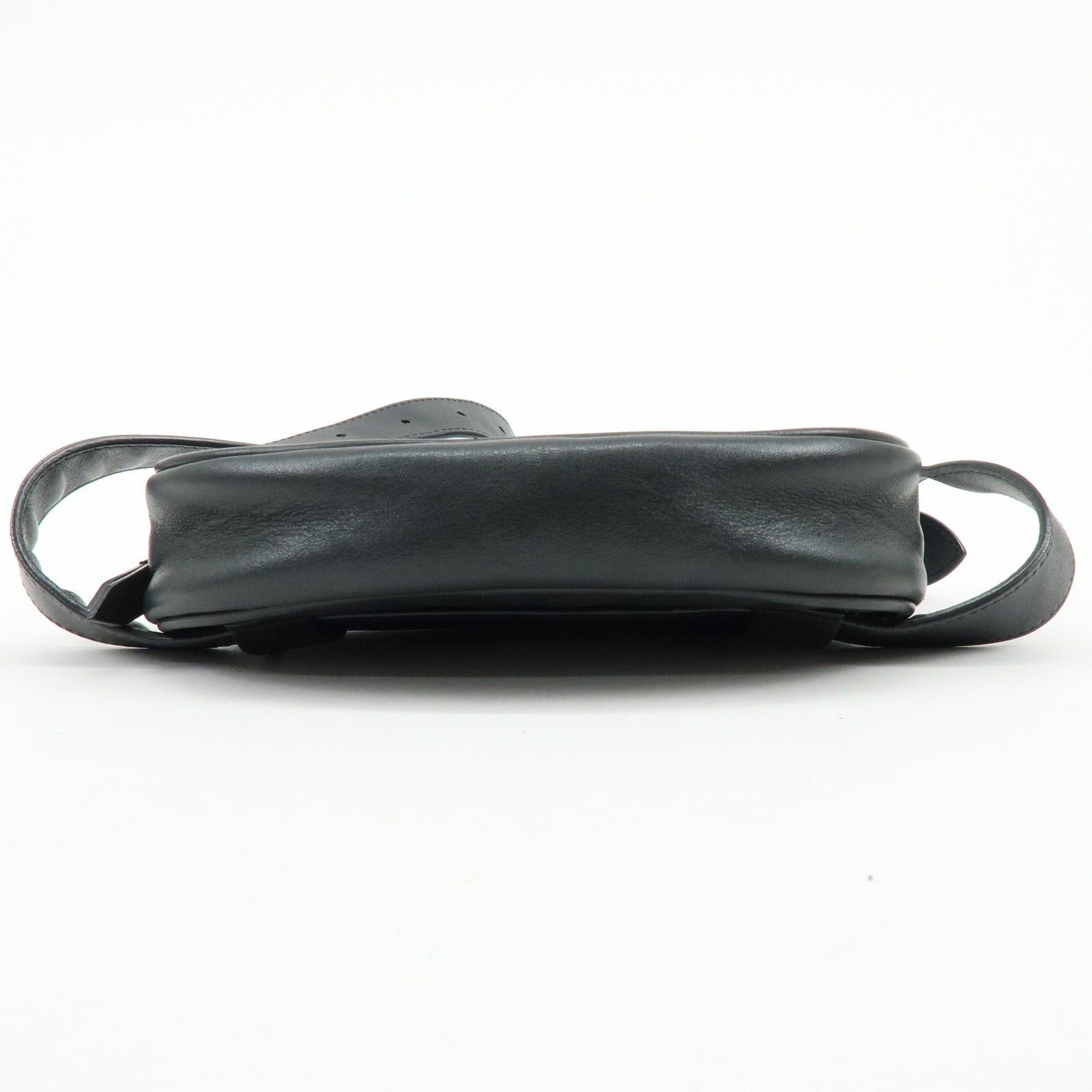GUCCI GG Marmont Leather Waist Bag Crosbody Bag Black 476434
