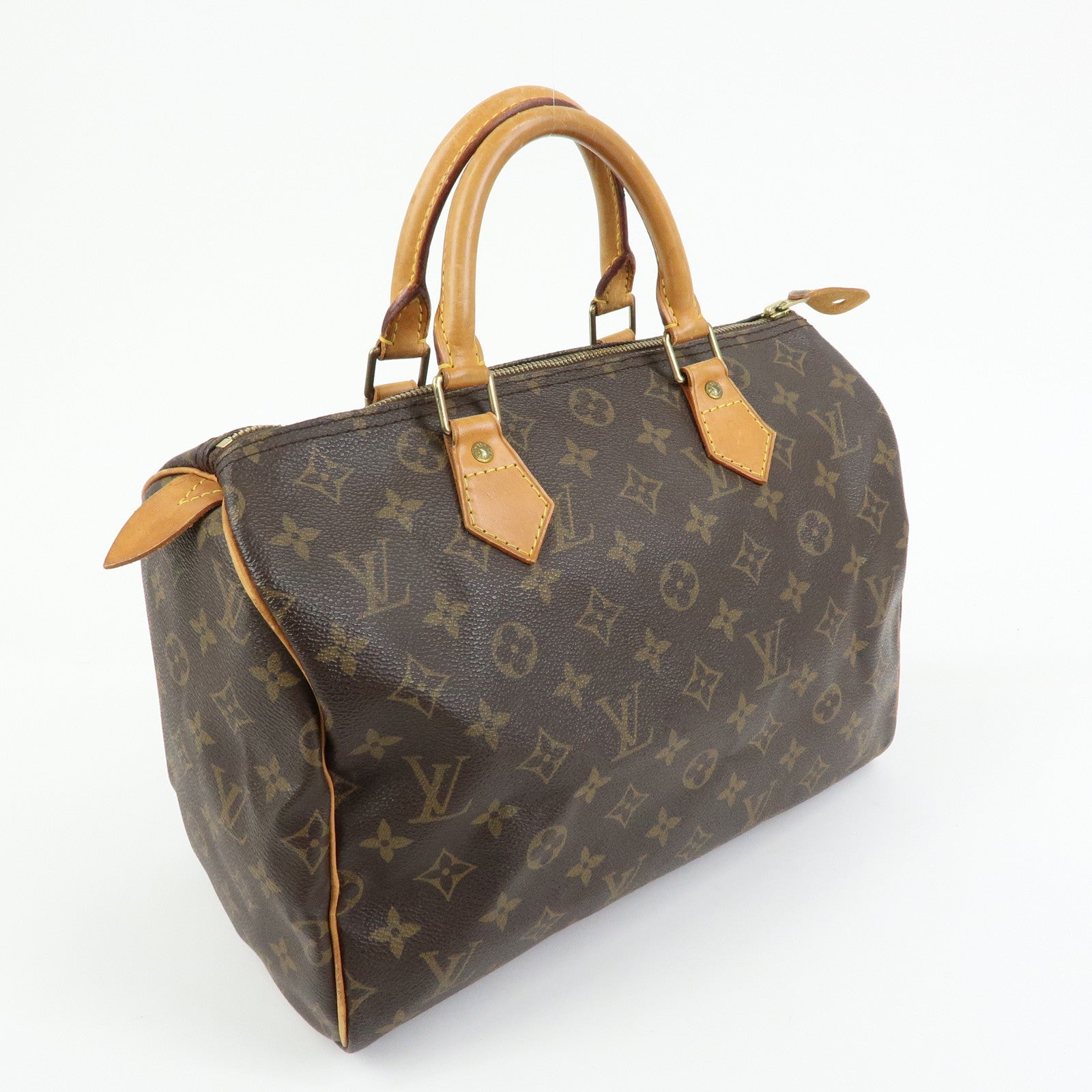 Louis Vuitton Monogram Speedy 30 Boston Bag Hand Bag Brown M41526