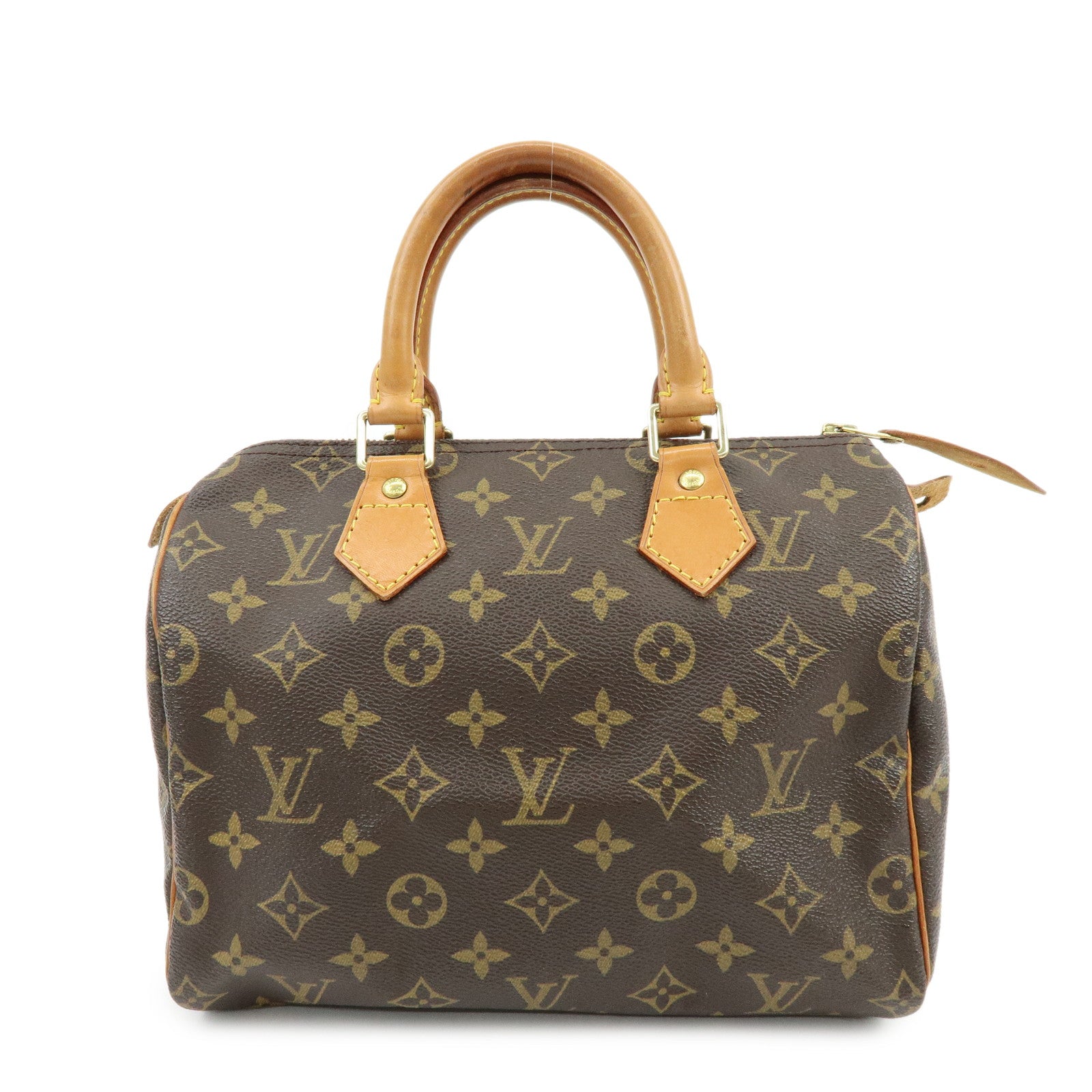 Louis Vuitton Monogram Speedy 25 Boston Bag Hand Bag Brown M41528