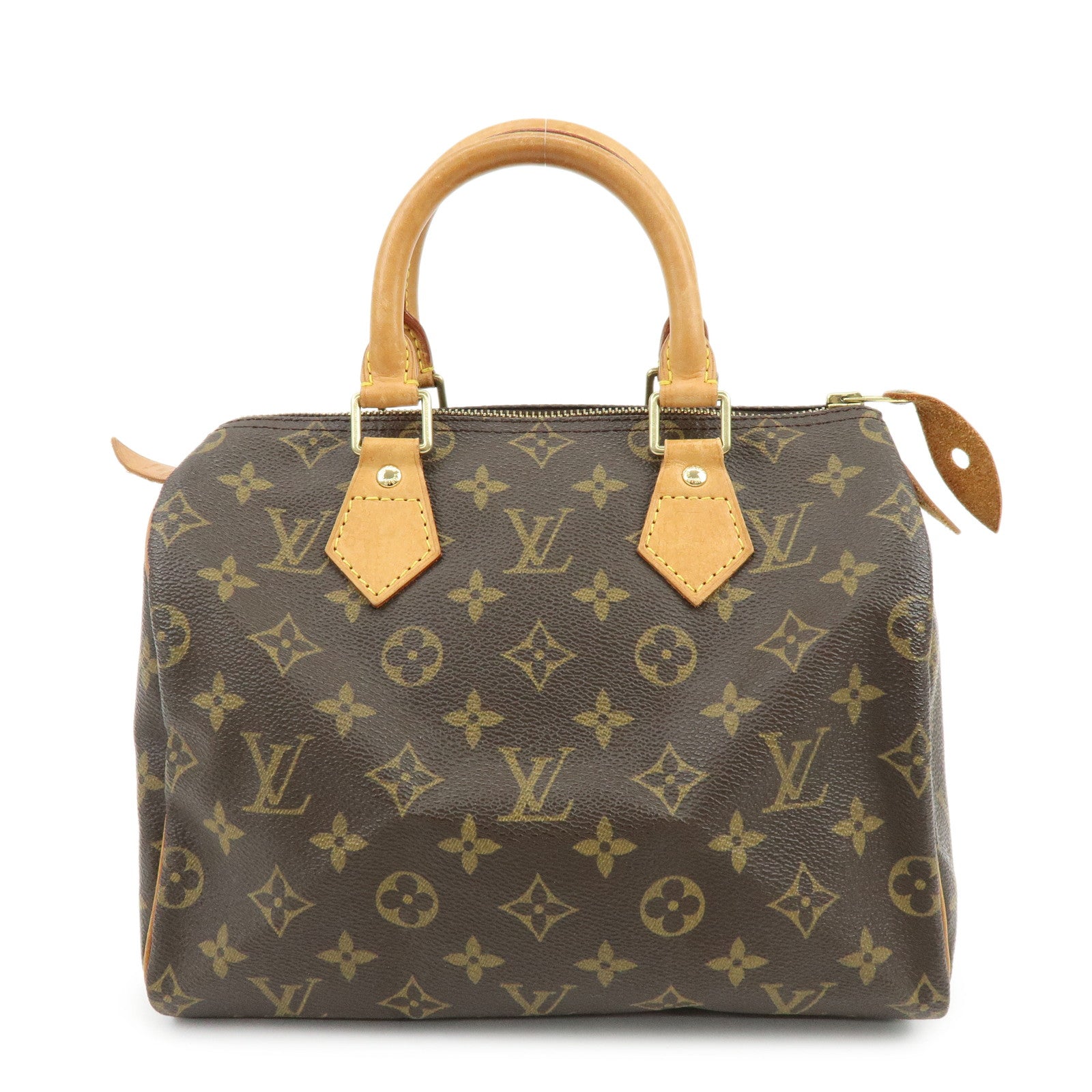 Louis Vuitton Monogram Speedy 25 Boston Bag Hand Bag Brown M41528