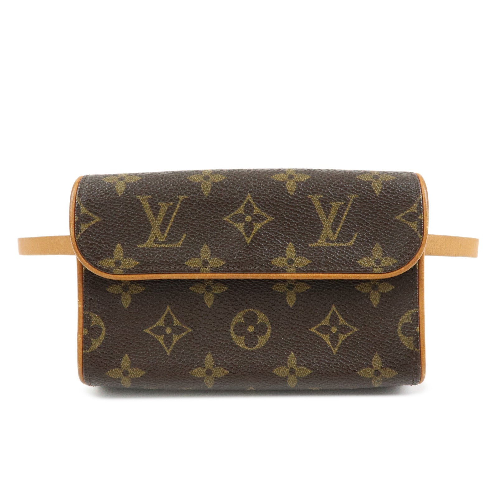 Louis Vuitton Monogram Pochette Florentine Waist Bag Belt XS M51855