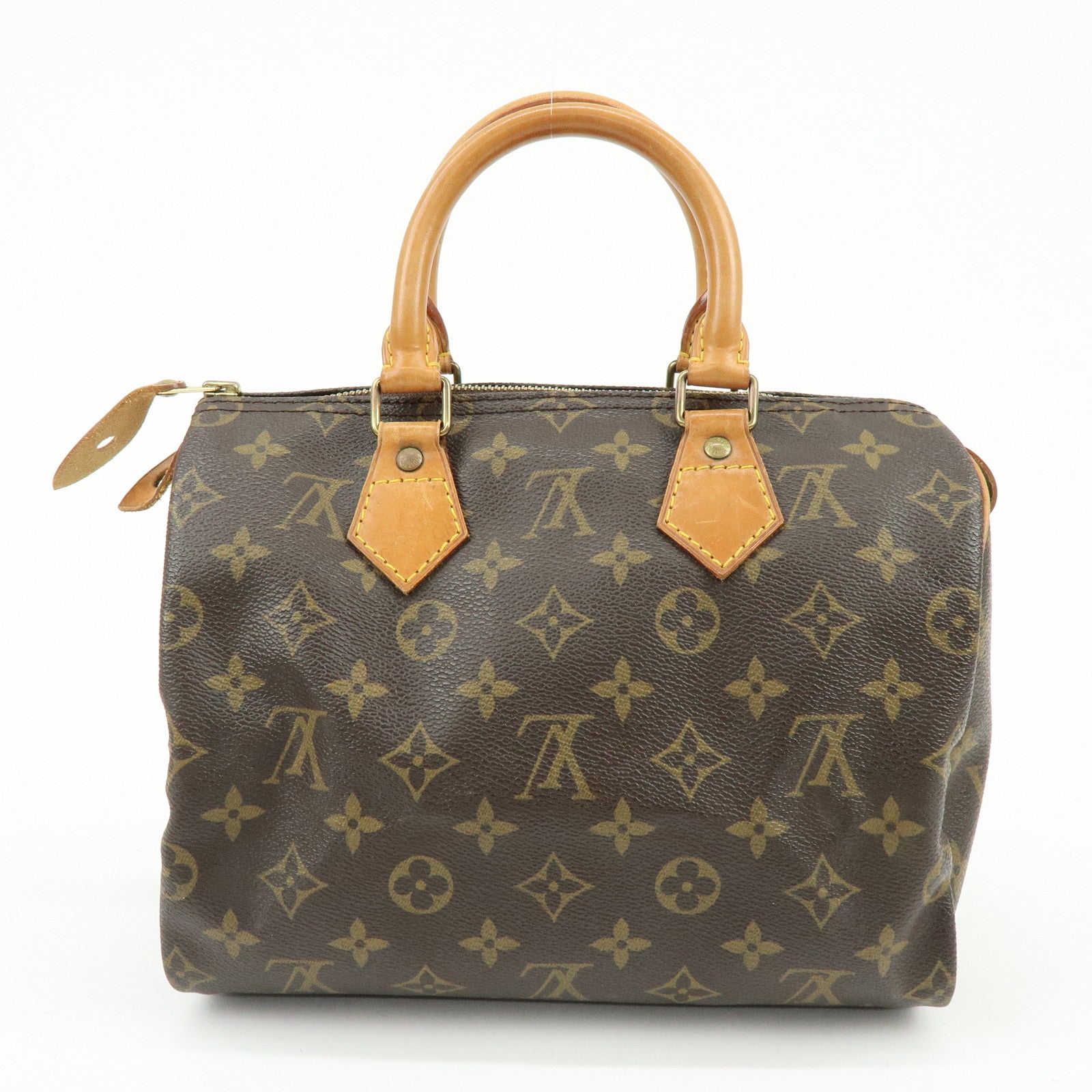 Louis Vuitton Monogram Speedy 25 Boston Bag Hand Bag Brown M41528