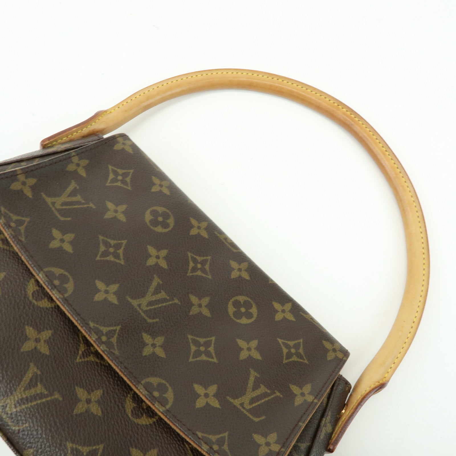 Louis Vuitton Monogram Mini Looping Shoulder Bag Brown M51147