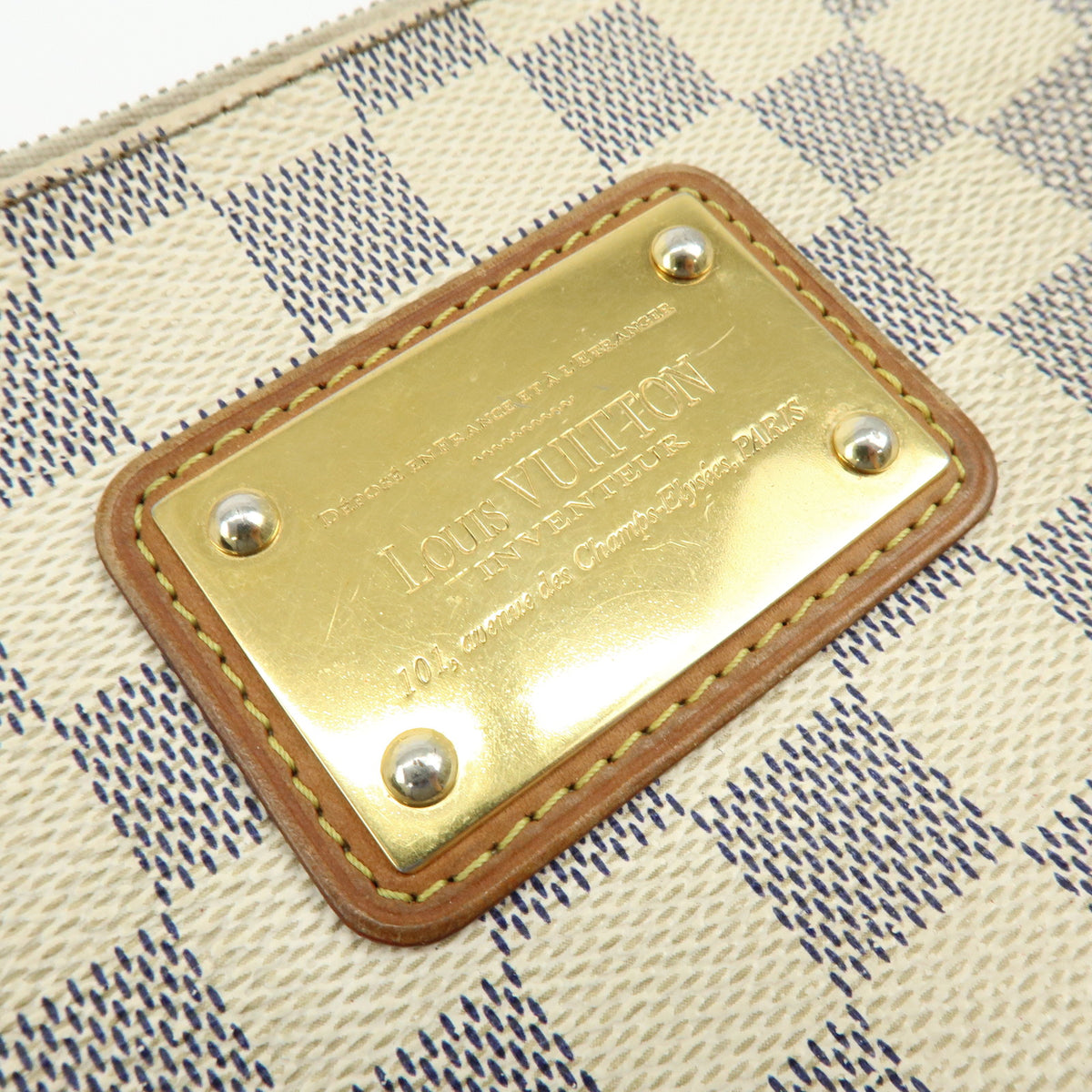 Louis Vuitton Damier Azur Eva 2Way Bag Hand Bag Shoulder Bag N55214
