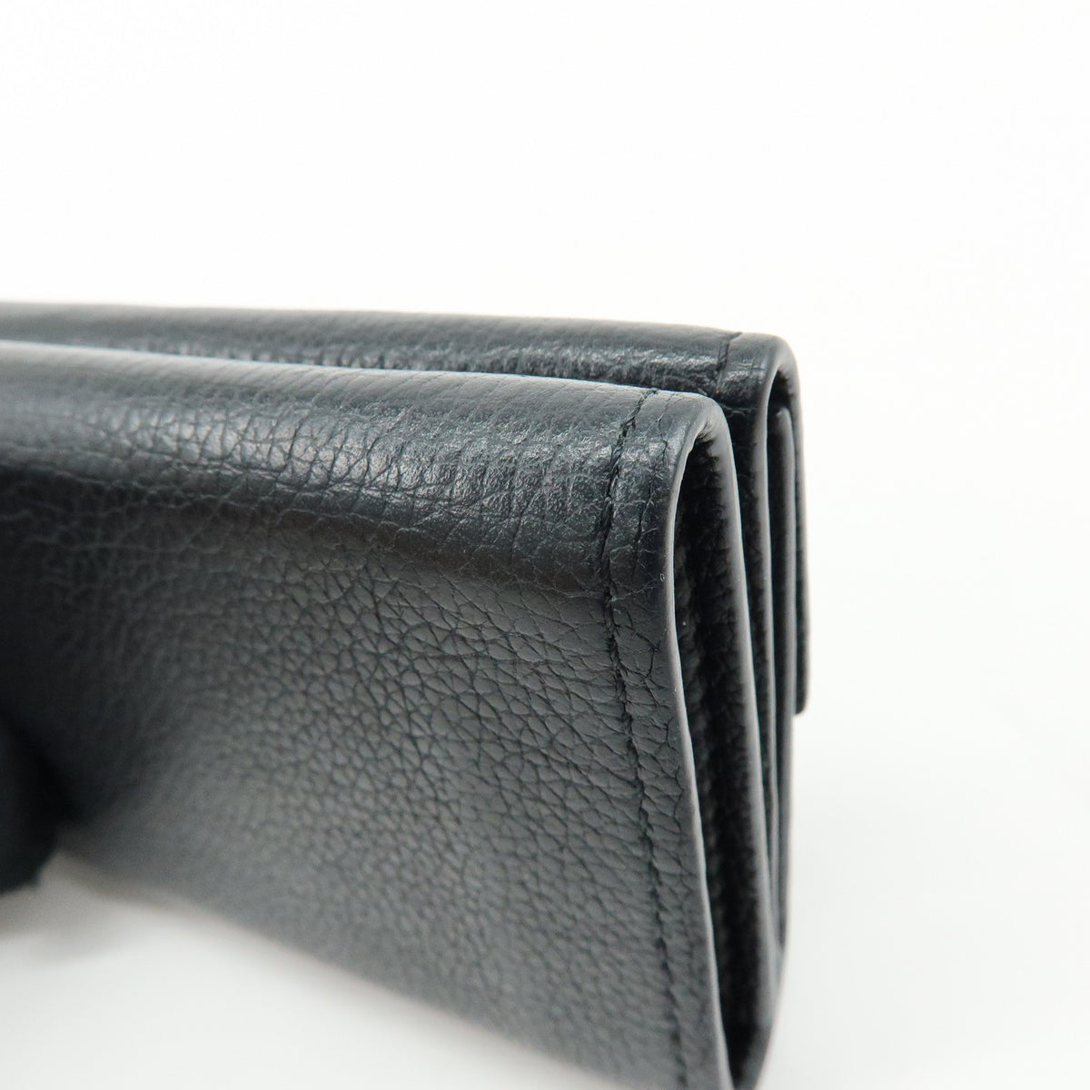 Louis Vuitton Portefeuille Lock Mini Compact Wallet Noir M63921