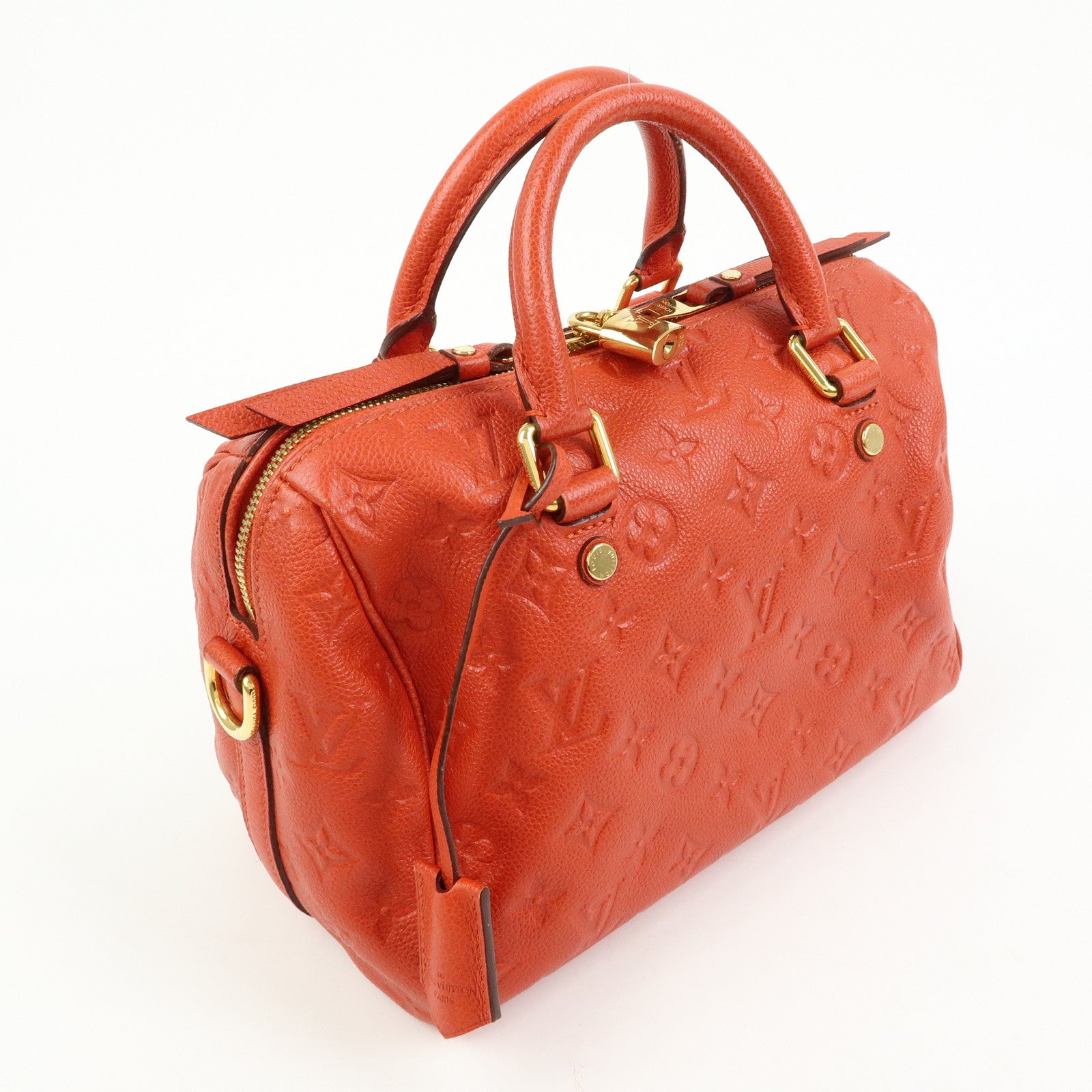 Louis Vuitton Monogram Empreinte Speedy Bandouliere 25 2Way Bag M40758
