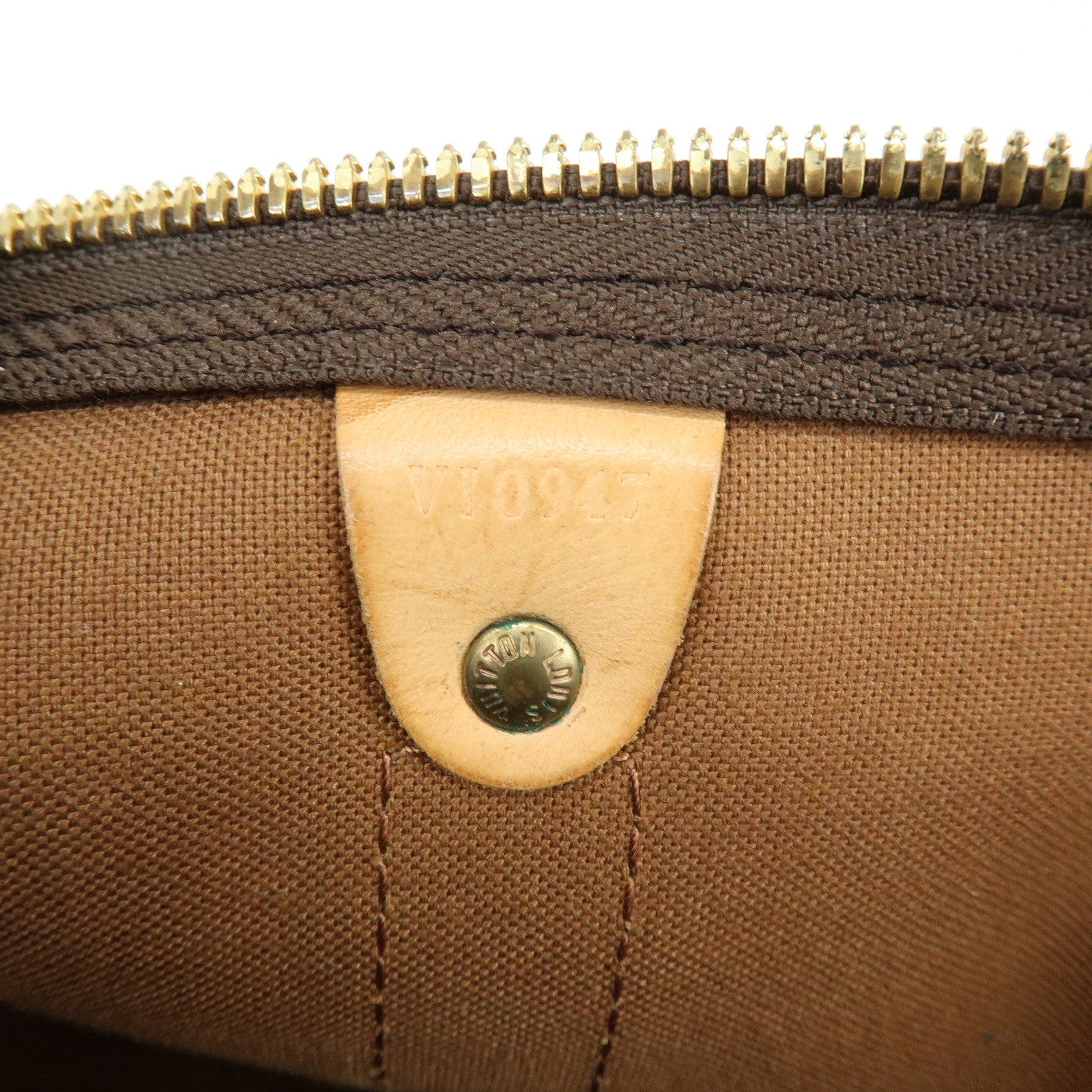 Louis Vuitton Monogram Keep All Bandouliere 55 Boston Bag Brown M41414