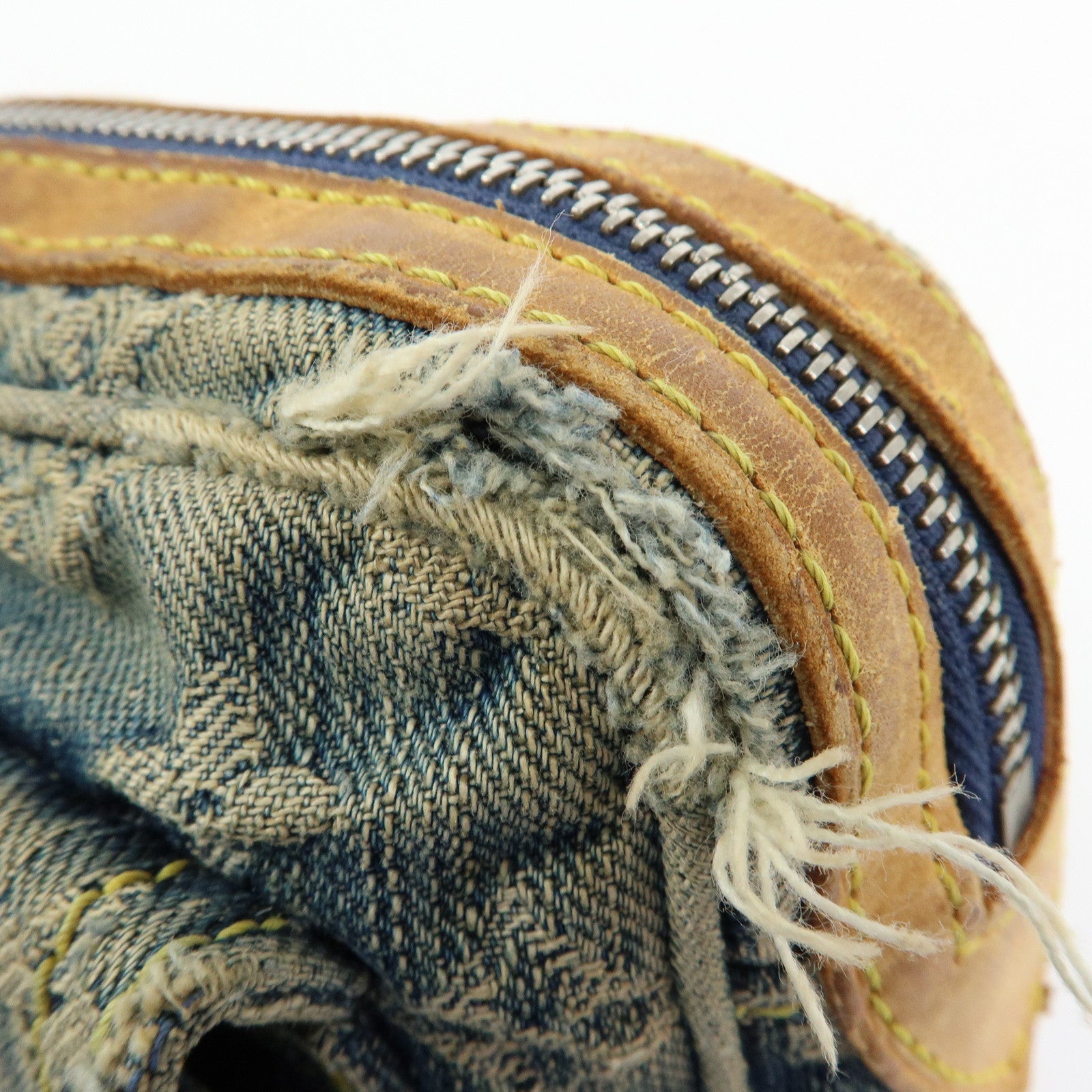 Louis Vuitton Monogram Denim Bum Bag Waist Bag Blue M95347