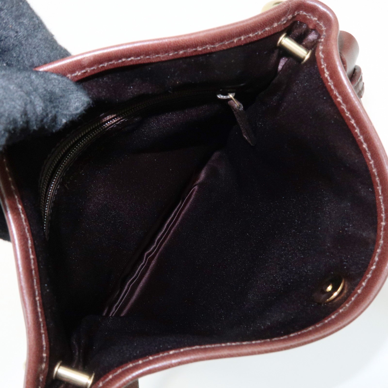 SAINT LAURENT PARIS Kahara Cassandra Canvas Leather Shoulder Bag