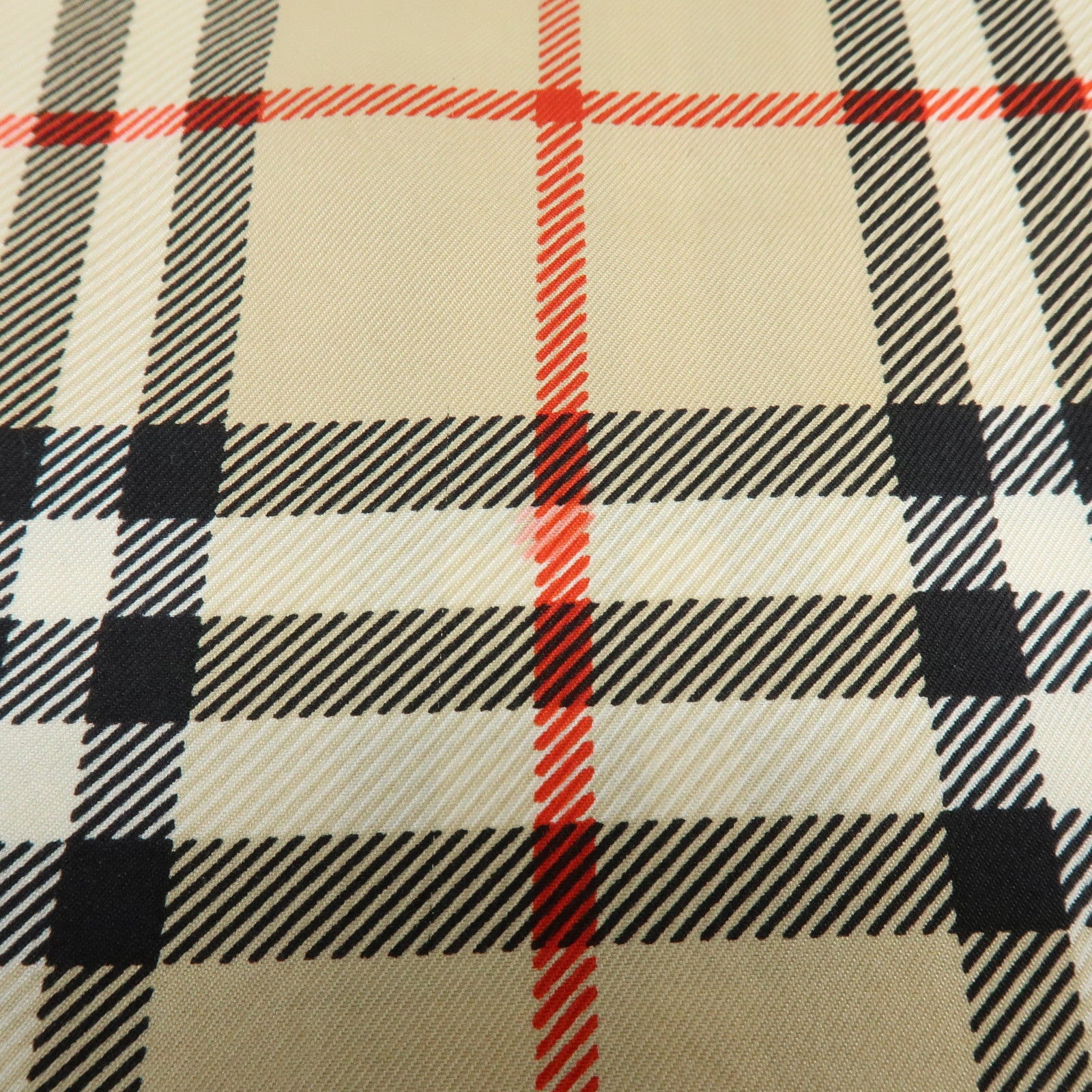 BURBERRY Set of 3 Nova Plaid Silk 100% Scarf Beige Ivory
