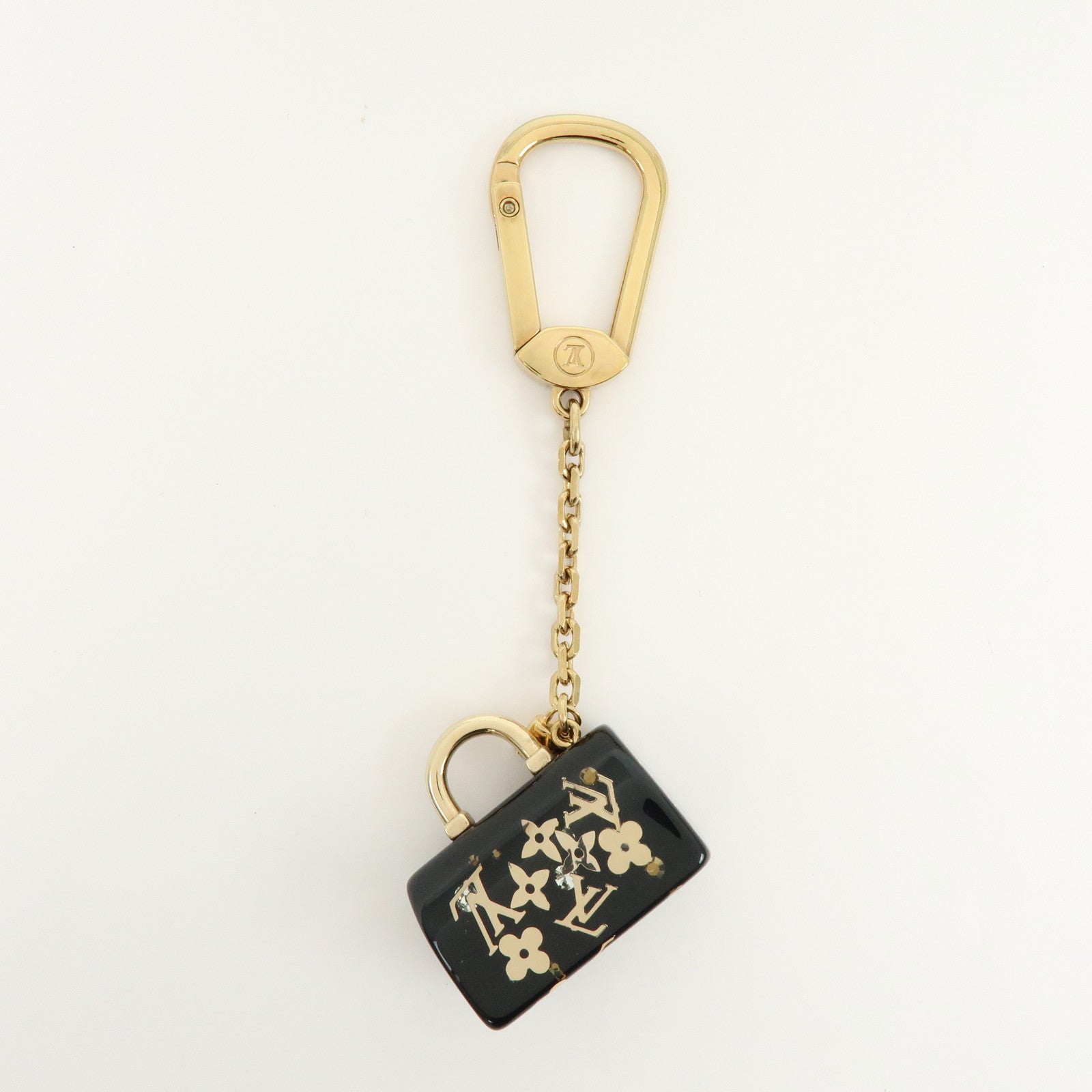 Louis Vuitton Resin Porte-Cles Speedy Inclusion Bag Charm Key Chain