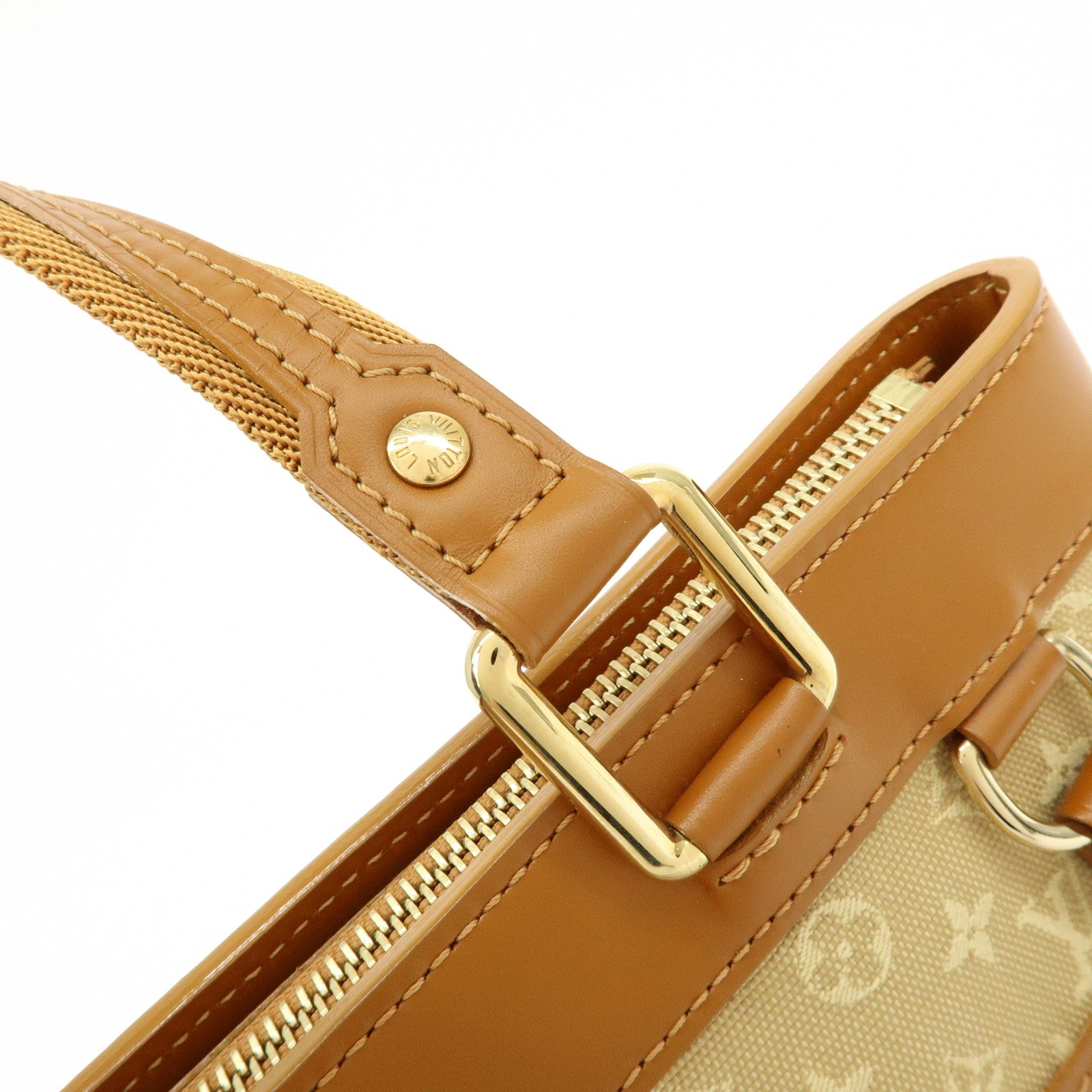 Louis Vuitton Monogram Mini Lucille PM Hand Bag Beige M92684