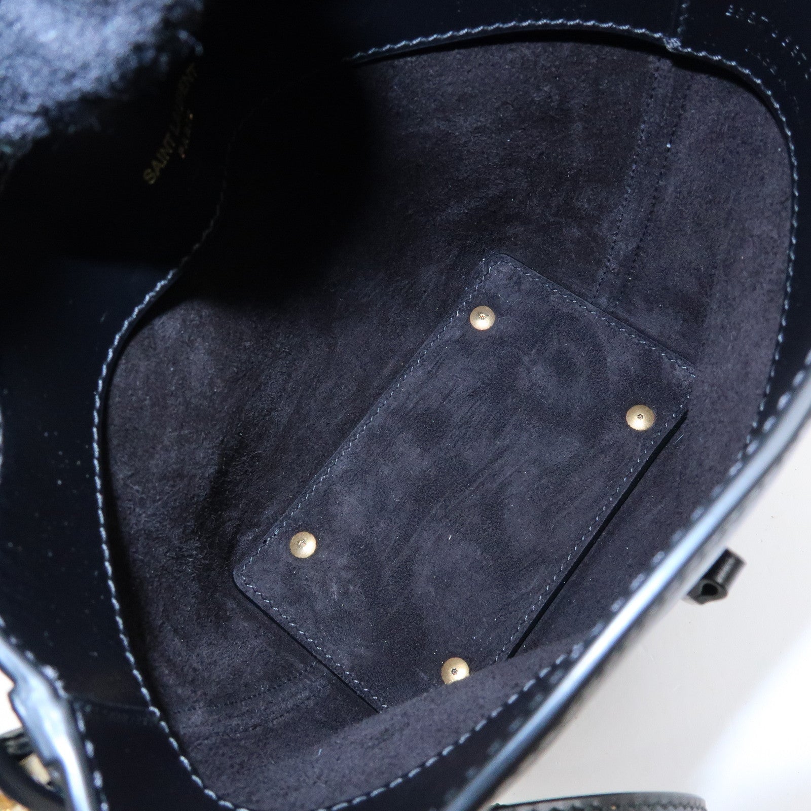 SAINT LAURENT PARIS Cassandra LE 37 Calf Leather 2WAY Mini Bucket Bag