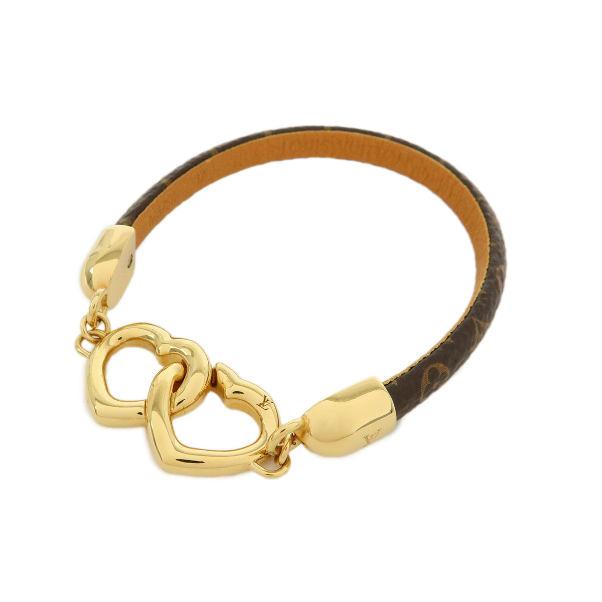 Louis Vuitton Monogram Say Yes Canvas Leather Bracelet M6758