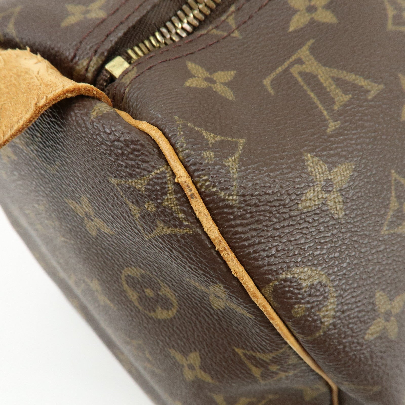 Louis Vuitton Monogram Keep All 55 Boston Bag Hand Bag Brown M41424