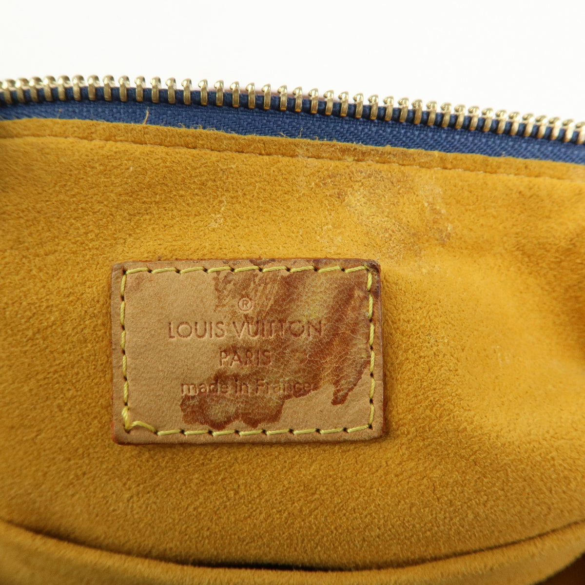 Louis Vuitton Monogram Denim Baggy GM Shoulder Bag Blue M95048