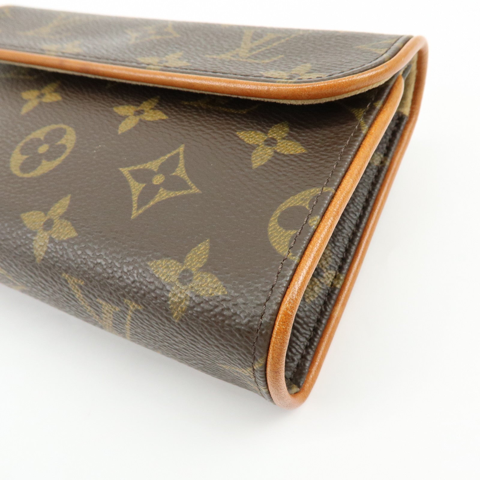 Louis Vuitton Monogram Pochette Florentine Waist Bag Belt XS M51855