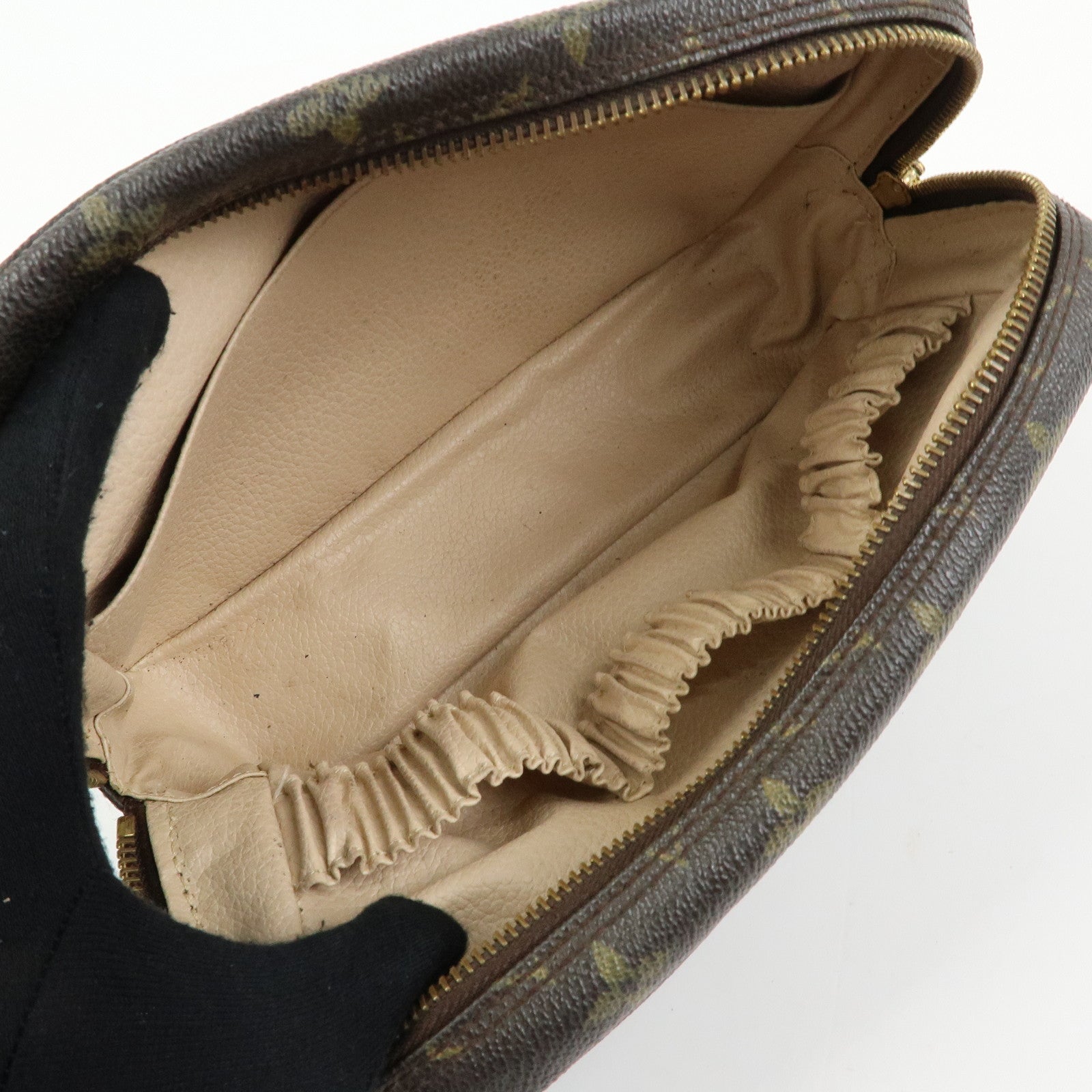 Louis Vuitton Monogram Trousse Toilette 23 Pouch Brown M47524