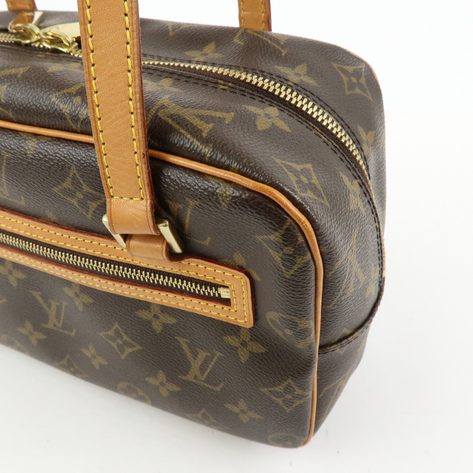 Louis Vuitton Monogram Cite MM Shoulder Bag Hand Bag Brown M51182